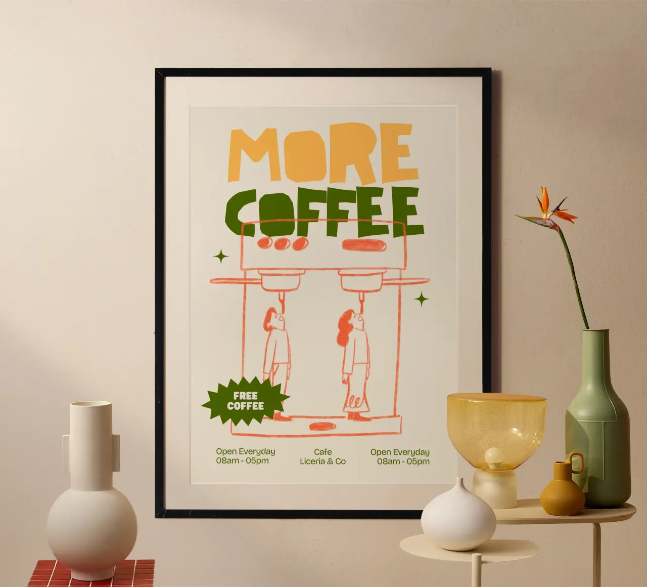 MORE COFFEE poster da ARTEVO