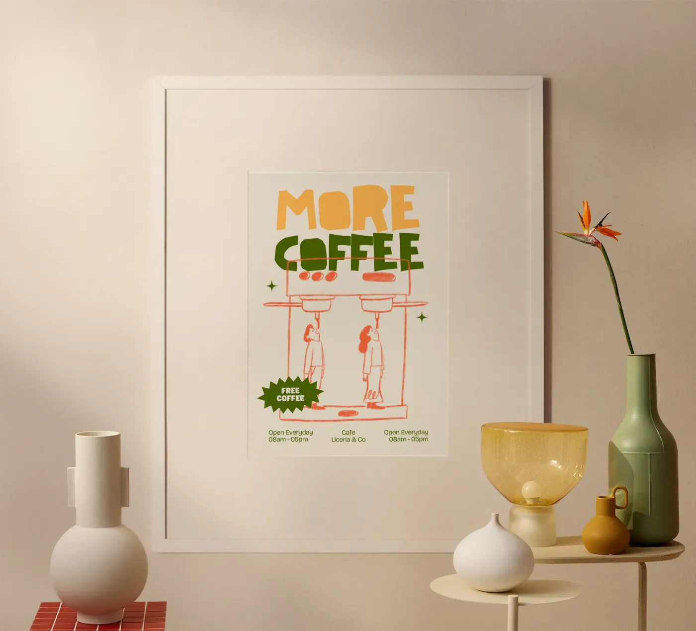 MORE COFFEE poster da ARTEVO
