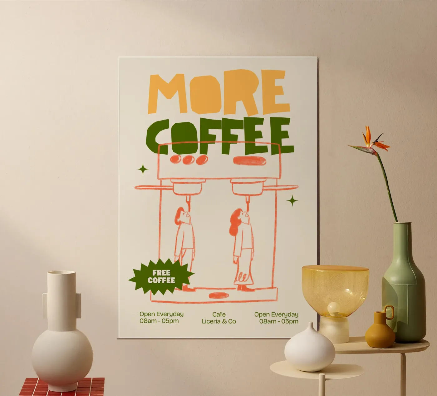 MORE COFFEE poster da ARTEVO