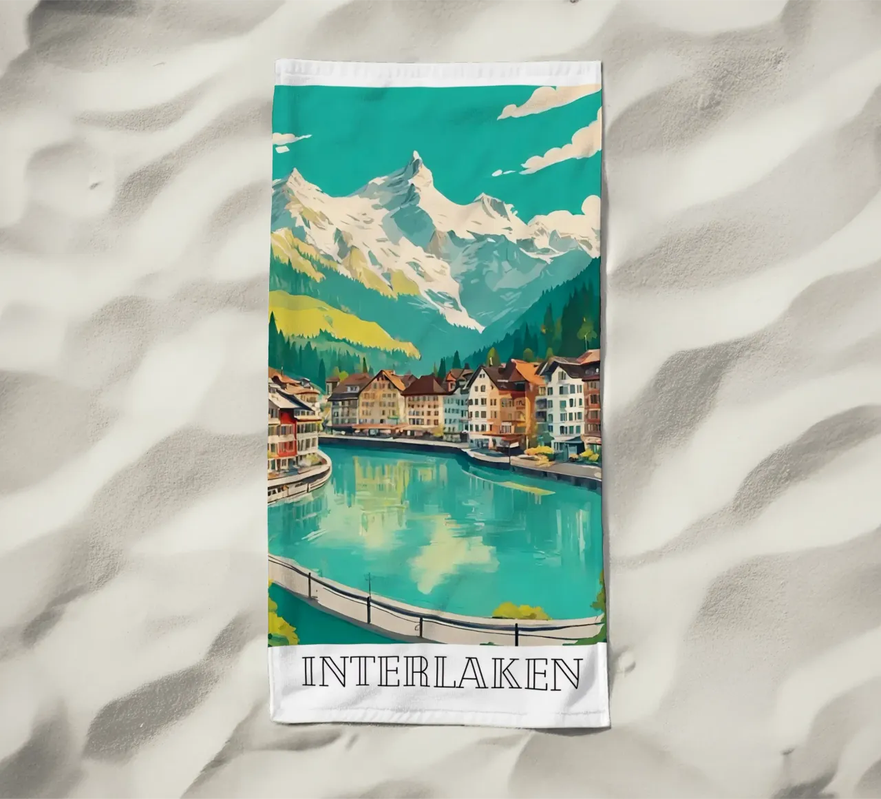 Interlaken telo mare da DesignArt