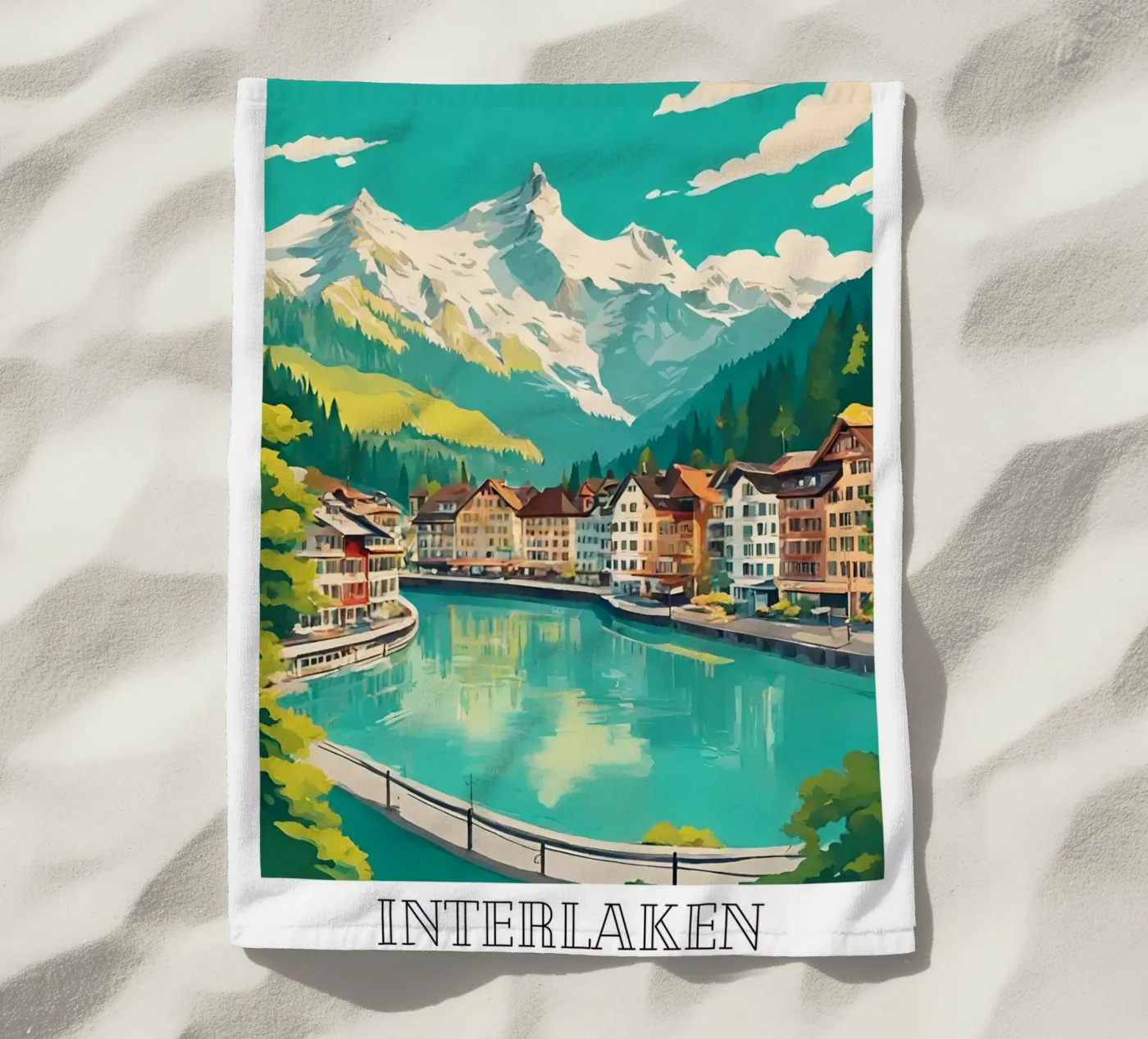 Interlaken telo mare da DesignArt