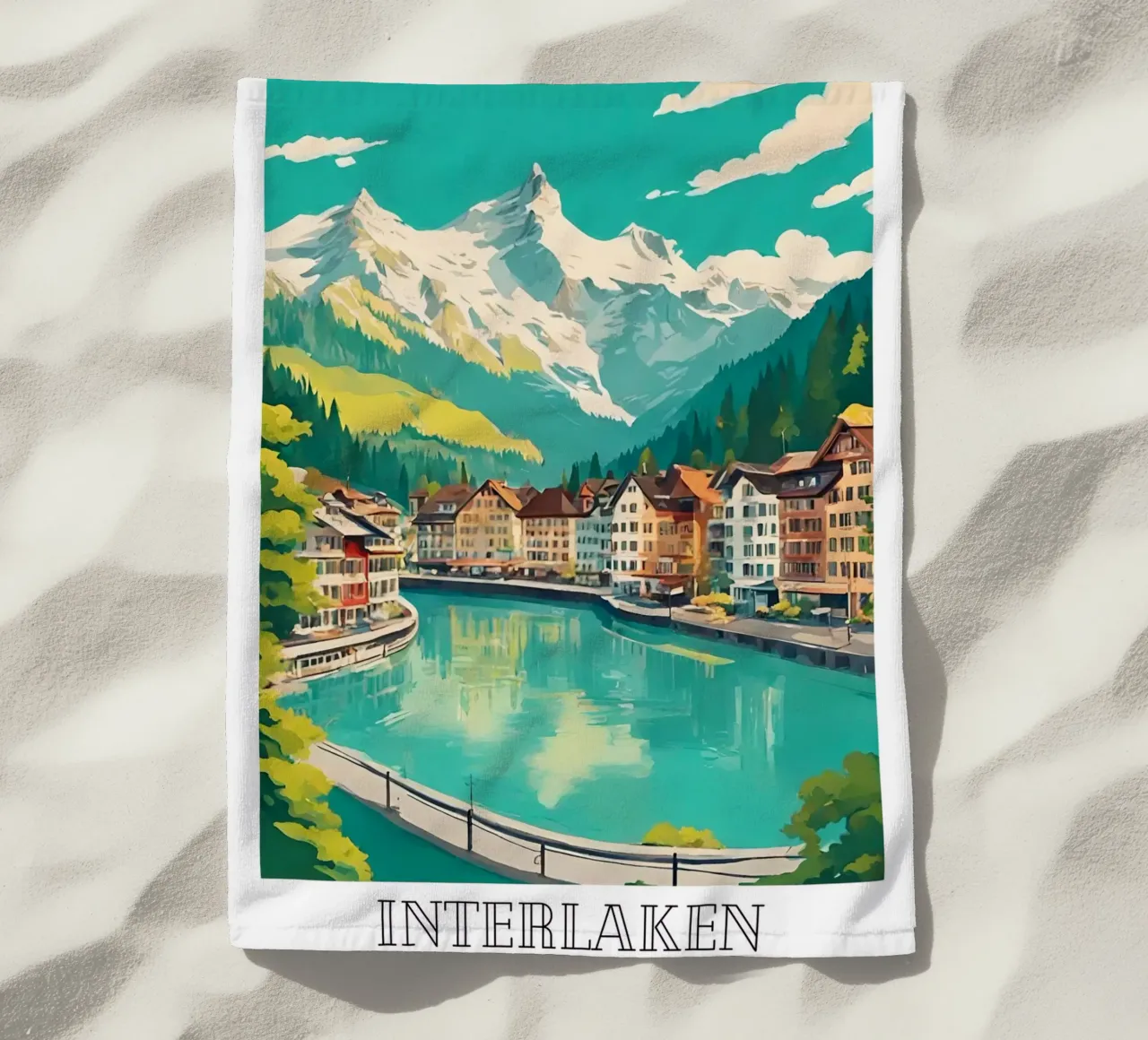 Interlaken telo mare da DesignArt