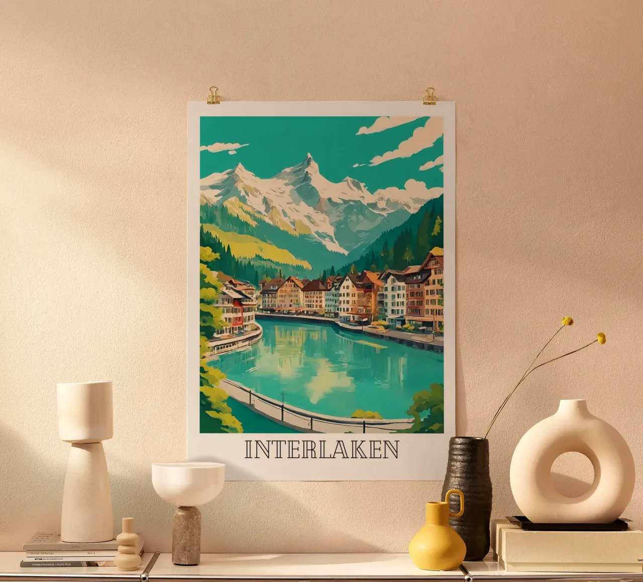 Interlaken poster da DesignArt