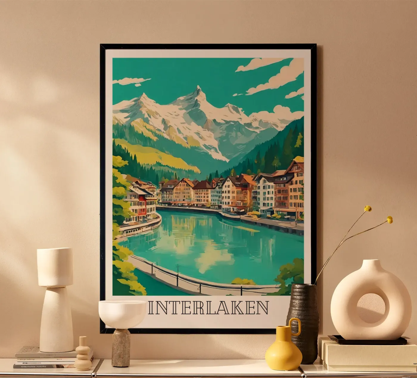 Interlaken poster van DesignArt
