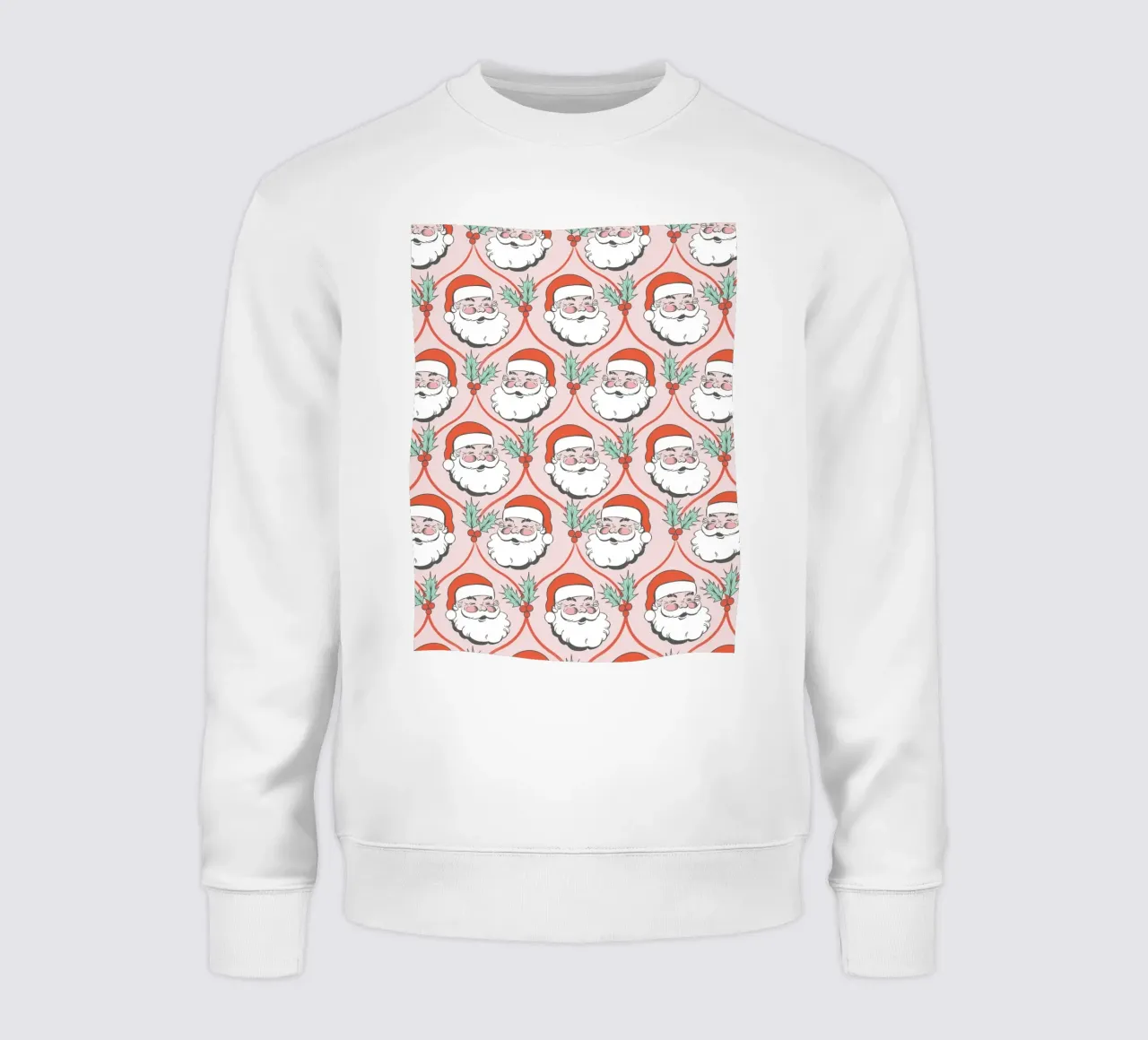 Babbo Natale allegro e retrò felpa da Winter Whispers