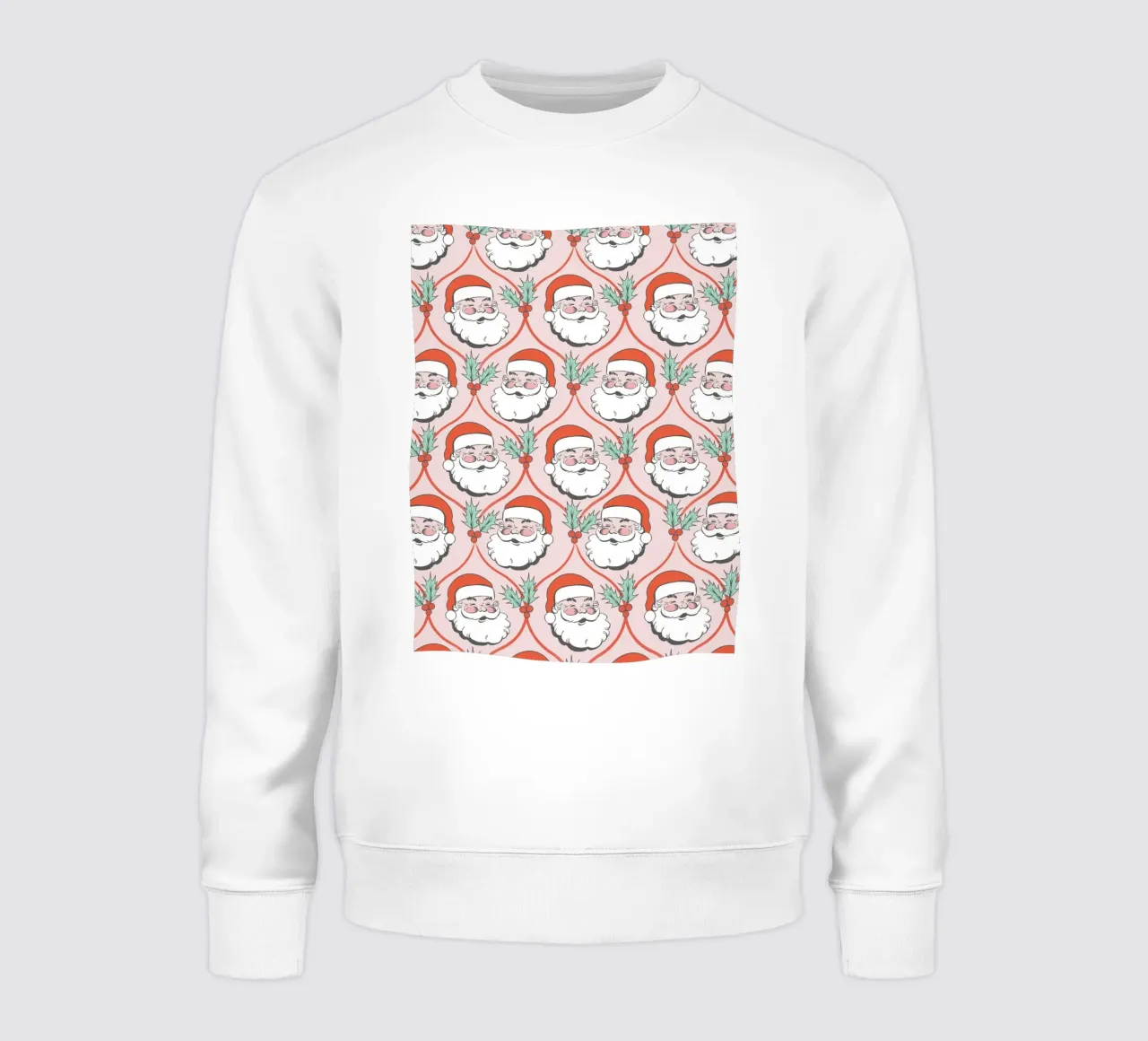 Babbo Natale allegro e retrò felpa da Winter Whispers