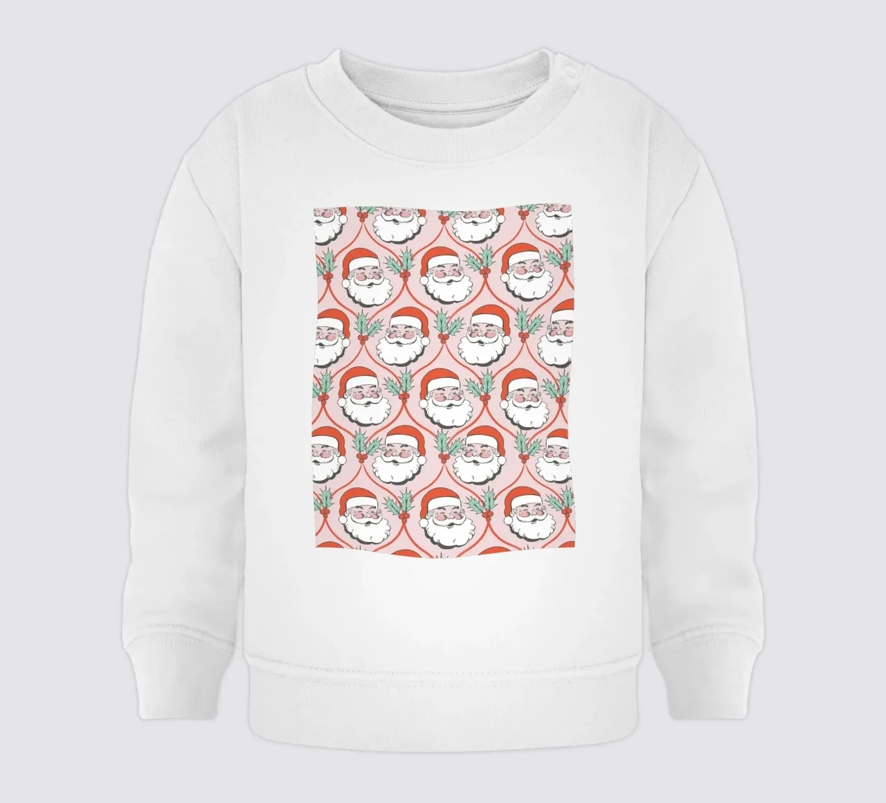 Babbo Natale allegro e retrò felpa neonato da Winter Whispers