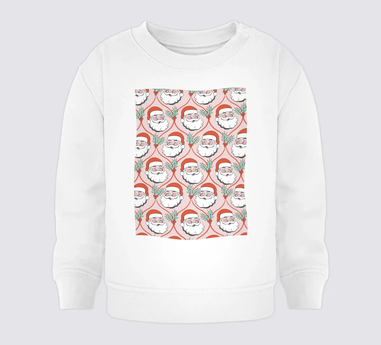 Babbo Natale allegro e retrò felpa neonato da Winter Whispers