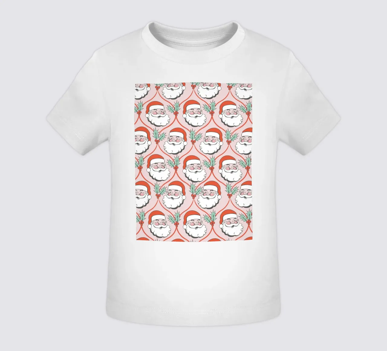 Babbo Natale allegro e retrò maglietta neonato da Winter Whispers