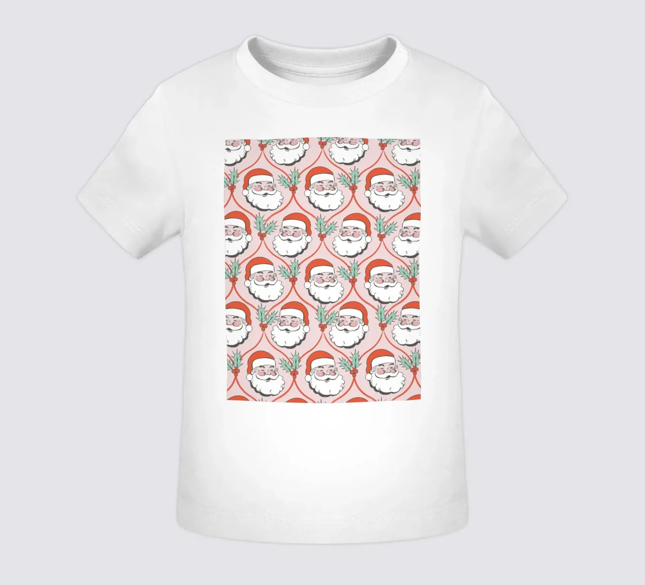 Babbo Natale allegro e retrò maglietta neonato da Winter Whispers