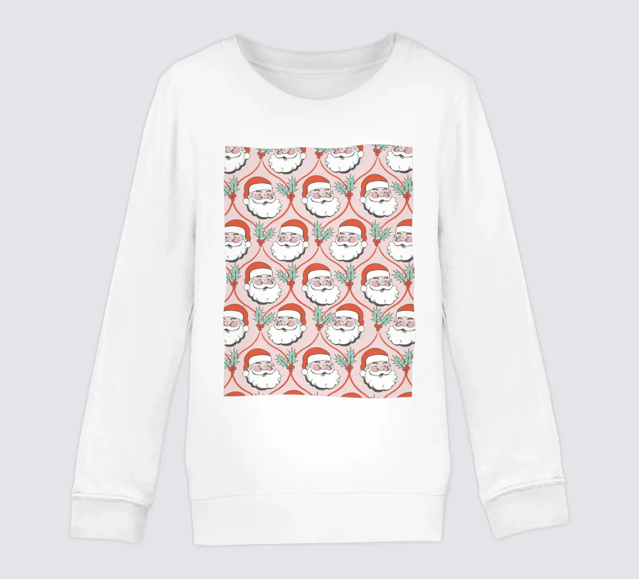 Babbo Natale allegro e retrò felpa bambino da Winter Whispers