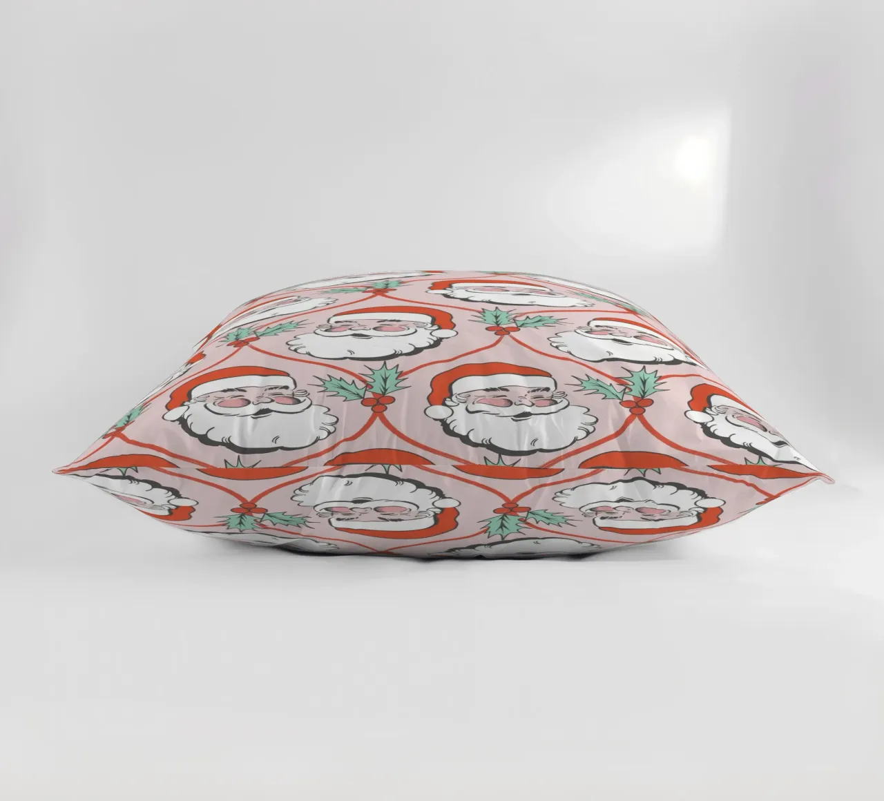 Babbo Natale allegro e retrò cuscino da Winter Whispers