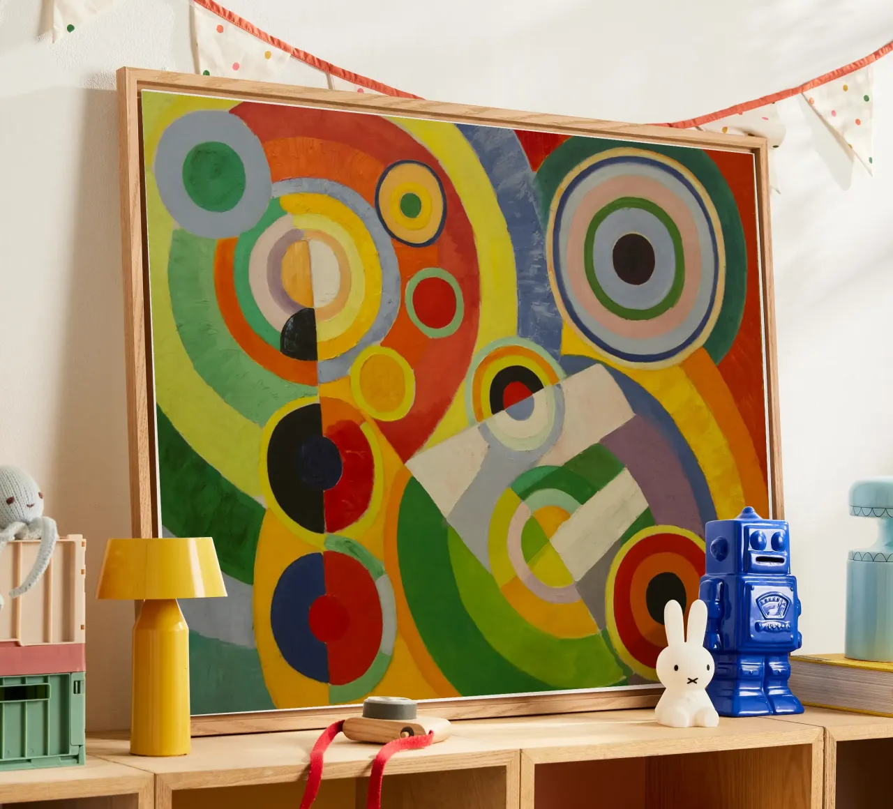 colorful circular abstract acryl van artshop