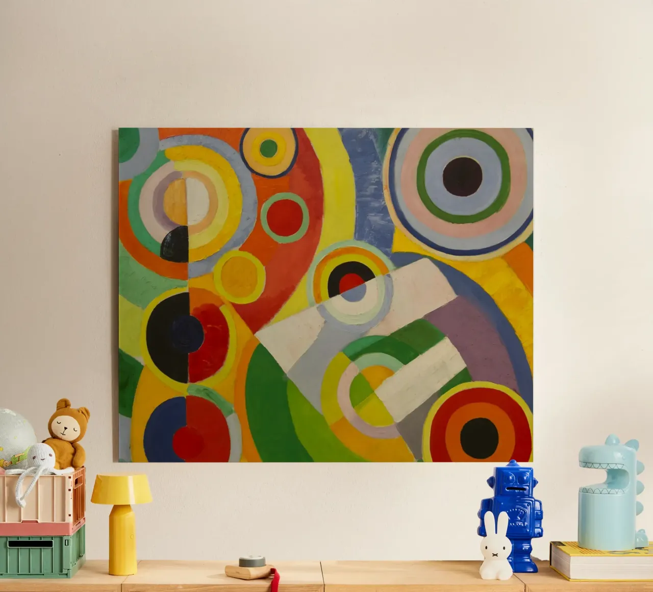 colorful circular abstract plexiglass da artshop