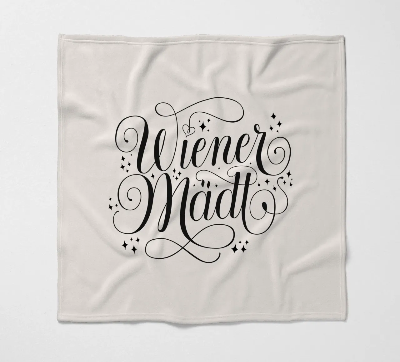Wiener Mädels aufgepasst. Hier ist euer Design. Fleecedecke von CalliLetters