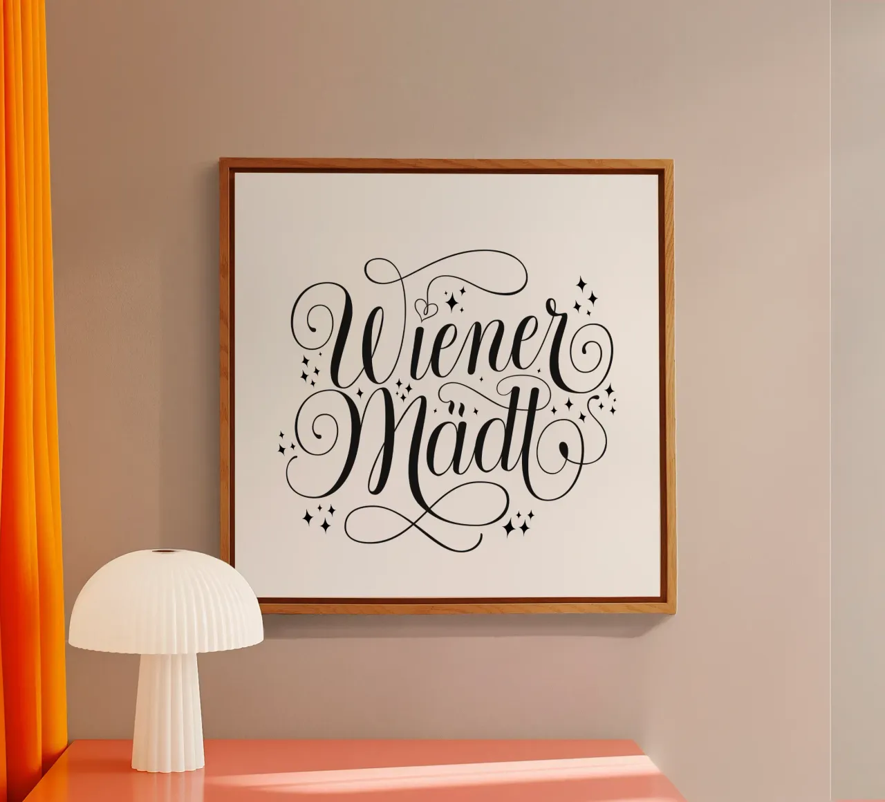 Attenzione, ragazze viennesi. Ecco il vostro progetto. plexiglass da CalliLetters