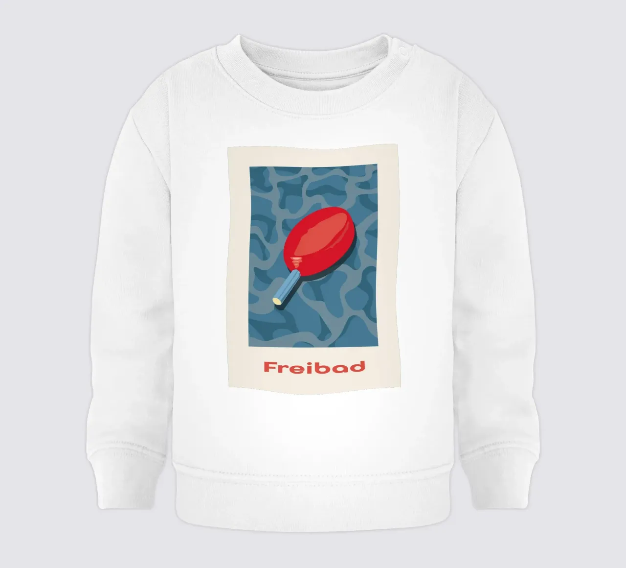 Piscina all'aperto con ghiaccio felpa neonato da pollypeperoni