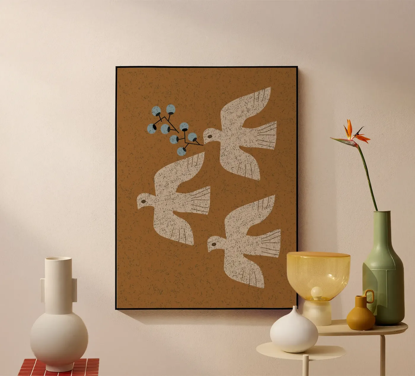 Peace Doves plexiglass da MirimoDesign