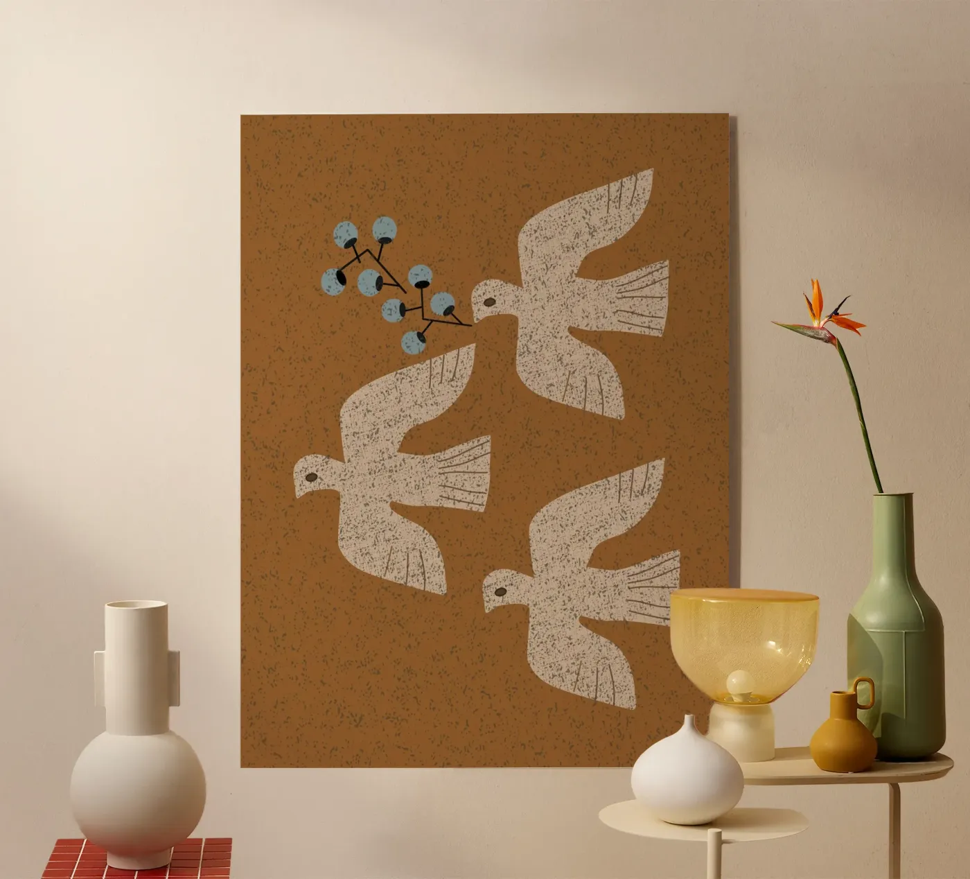 Peace Doves plexiglass da MirimoDesign