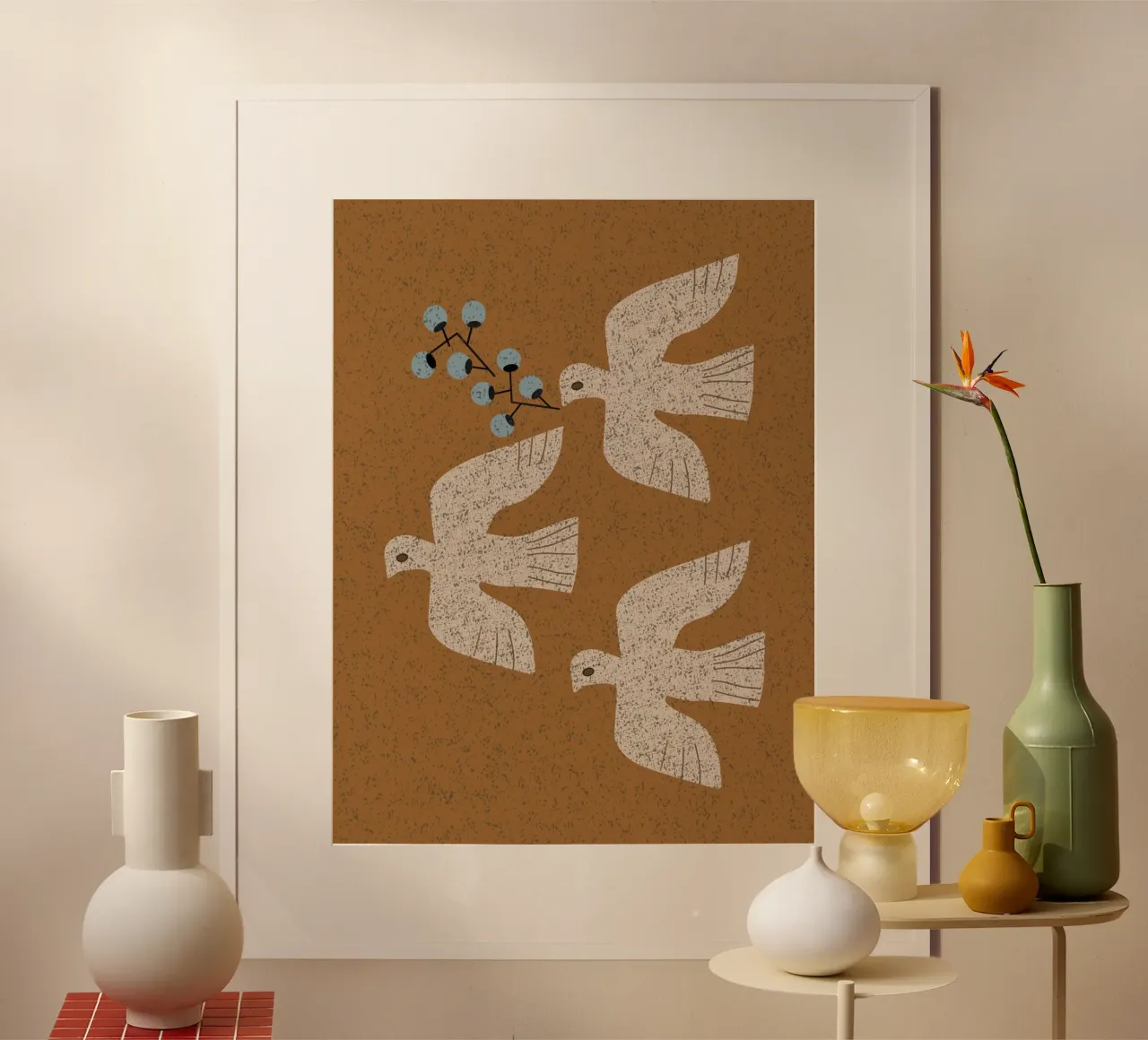 Peace Doves poster da MirimoDesign