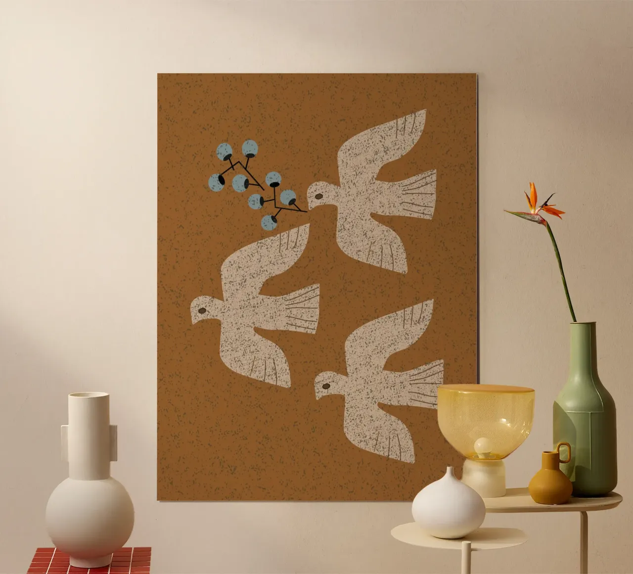 Peace Doves poster da MirimoDesign