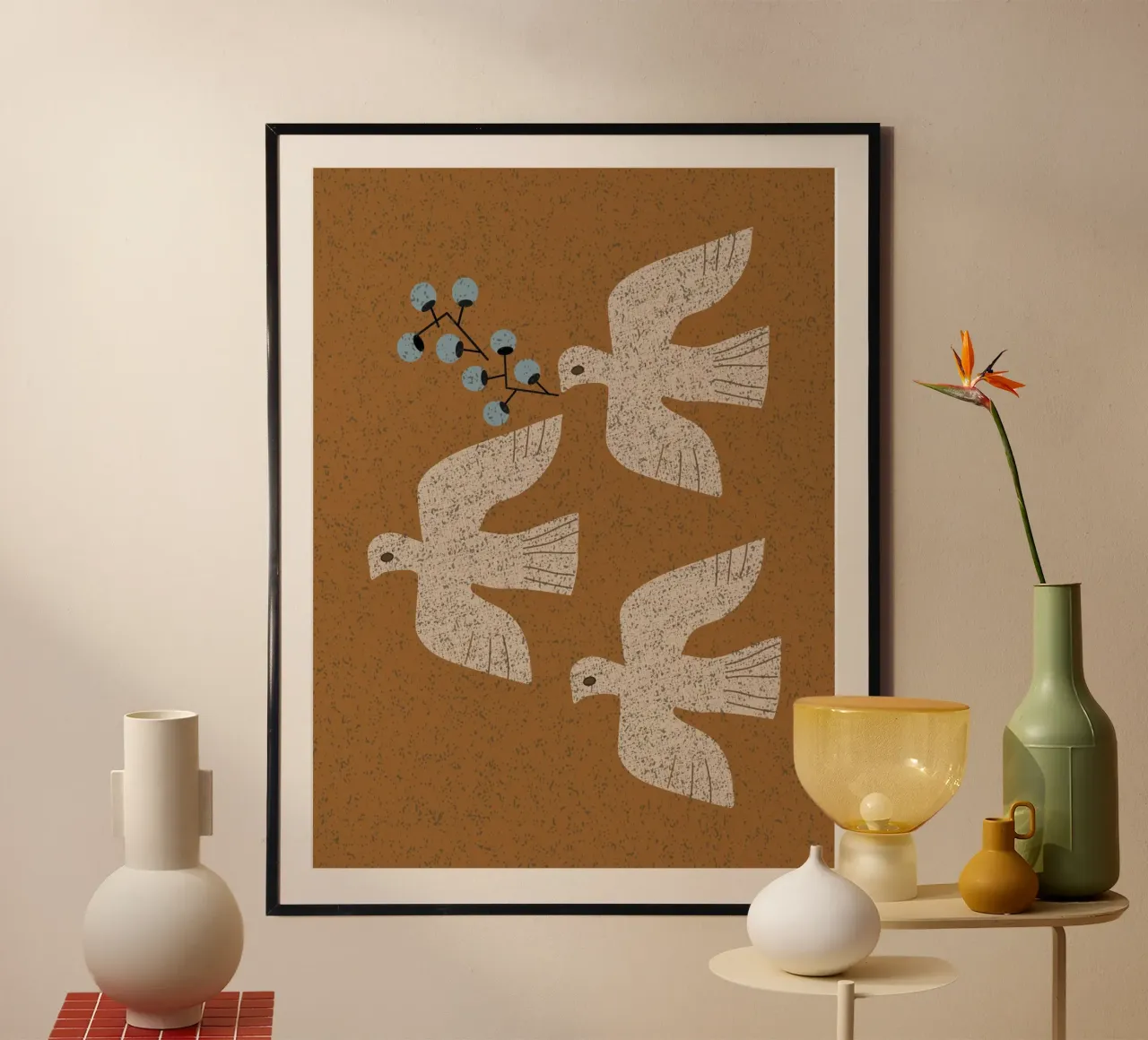 Peace Doves poster da MirimoDesign