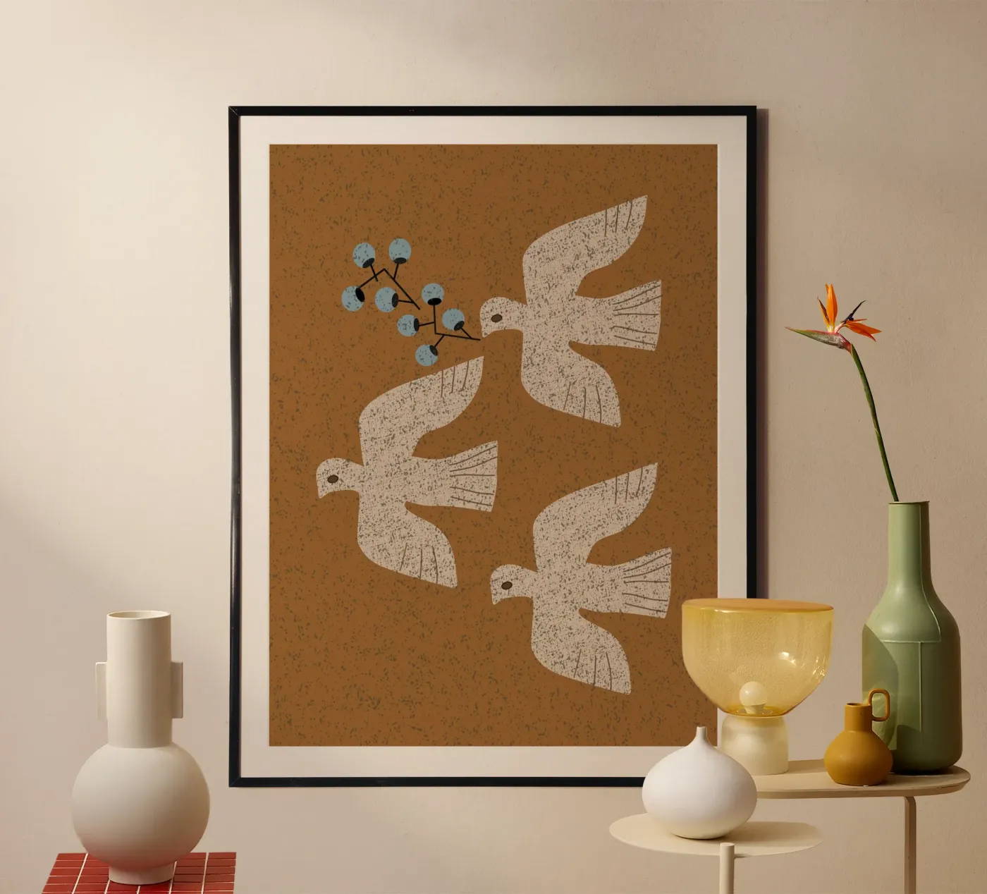 Peace Doves poster da MirimoDesign