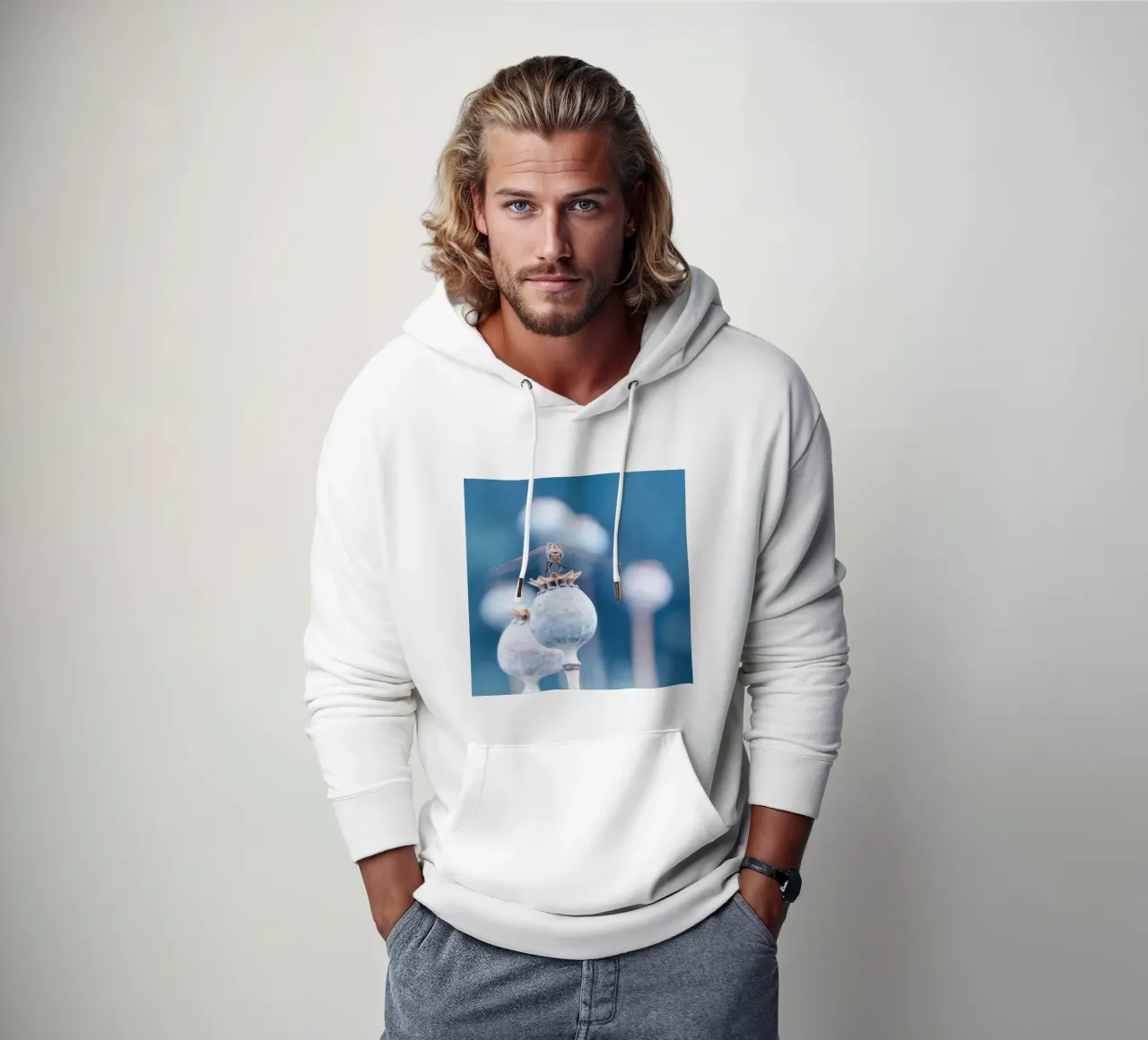 Libellula felpa con cappuccio da Atteloi