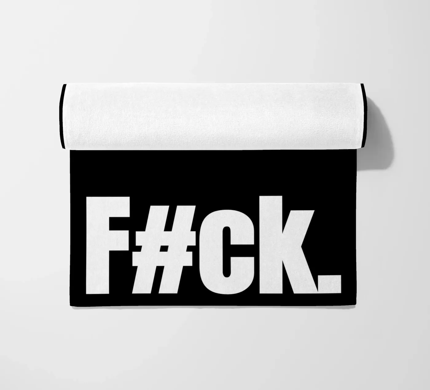 F#CK. beach towel by BAWA