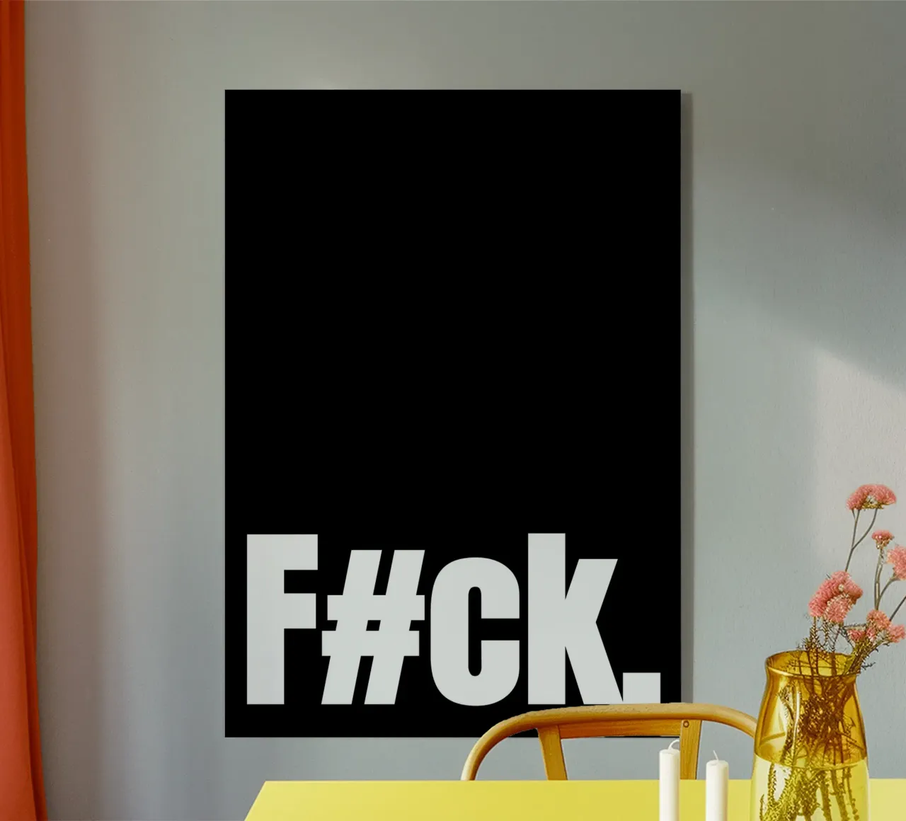 F#CK. plexiglass da BAWA