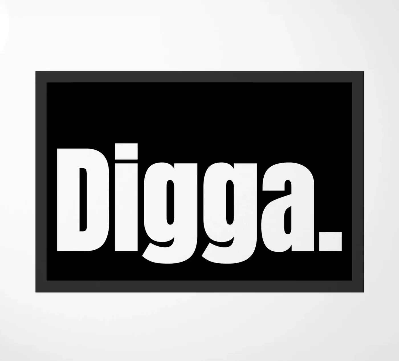 DIGGA. doormat by BAWA