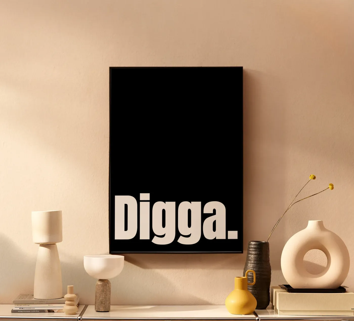 DIGGA. Acryl-Glas von BAWA
