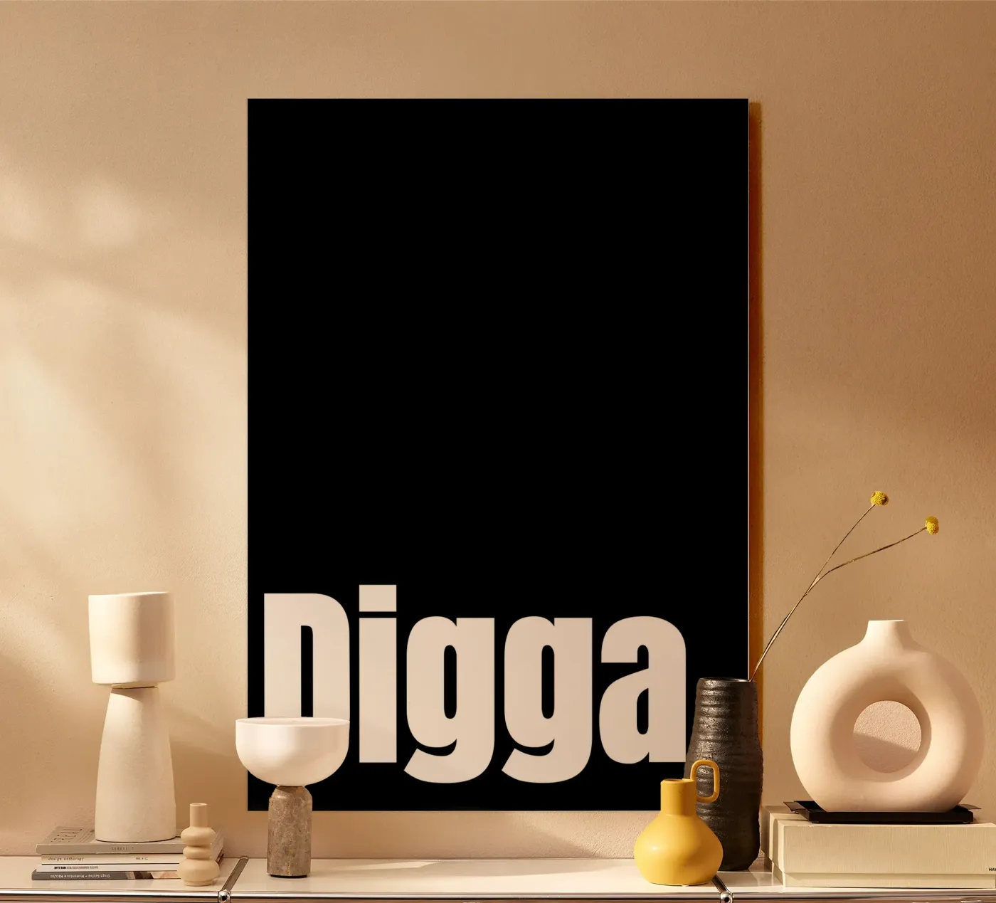 DIGGA. Acryl-Glas von BAWA