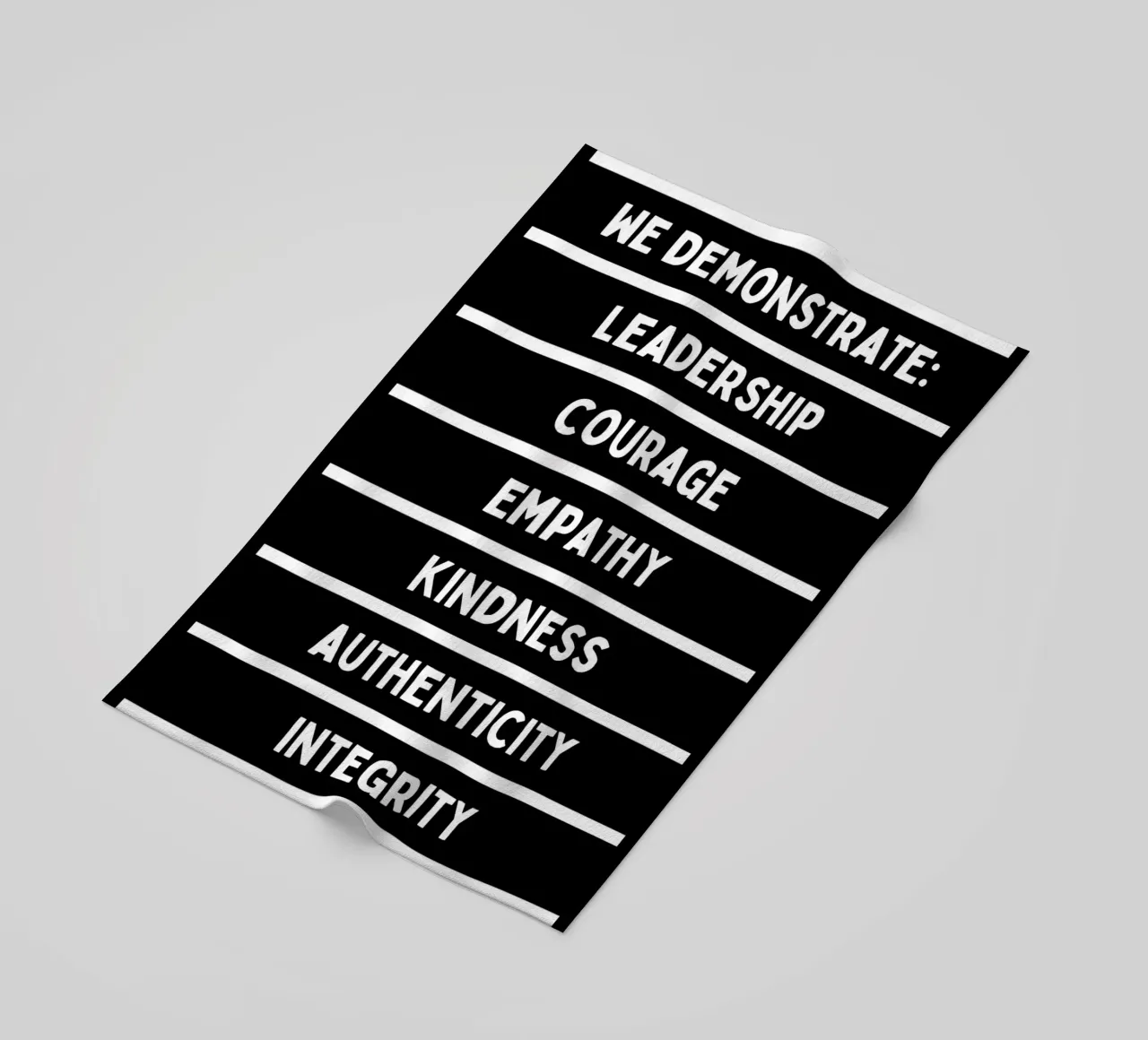 WE DEMONSTRATE beach towel by BAWA