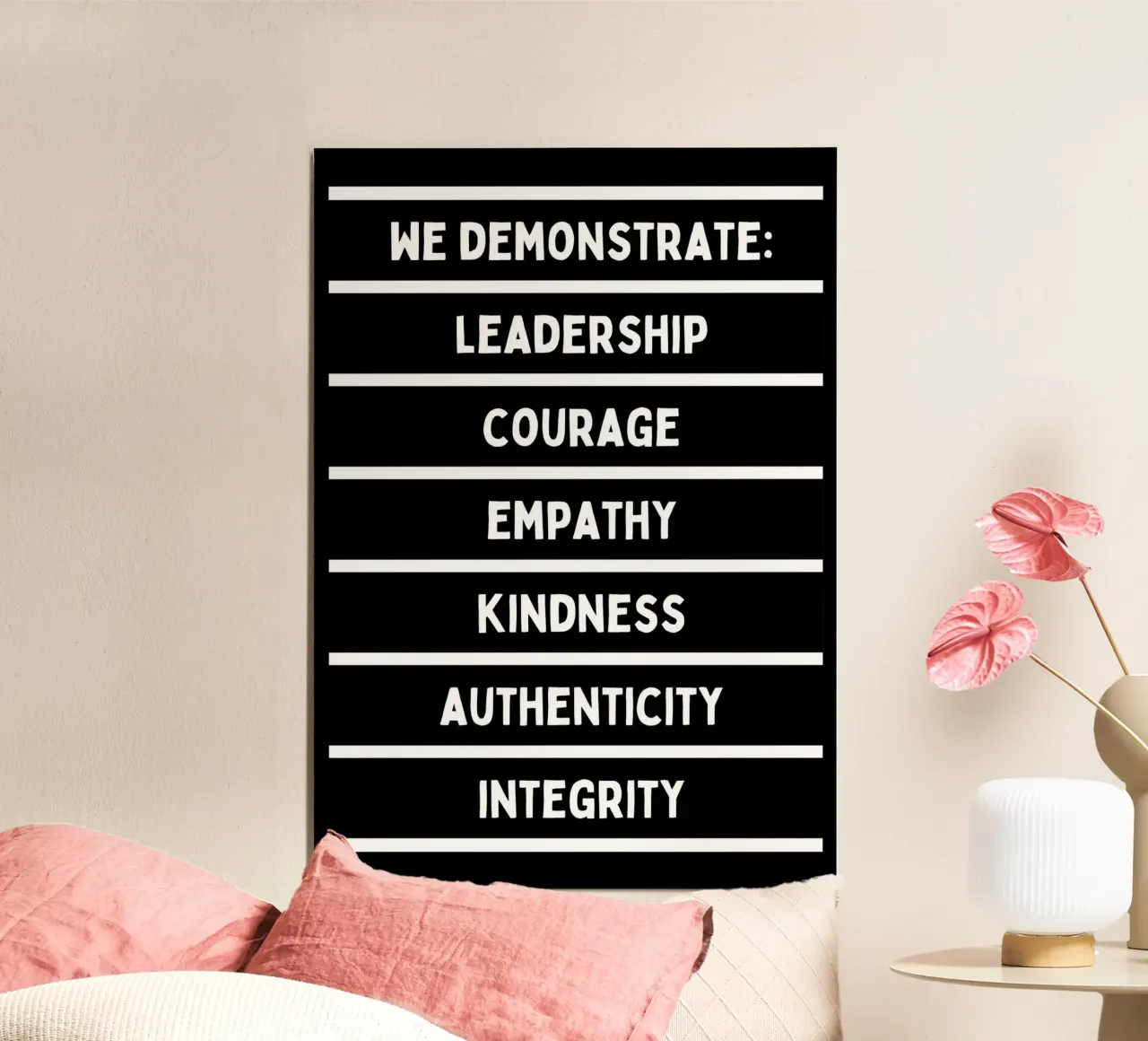 WE DEMONSTRATE poster by BAWA