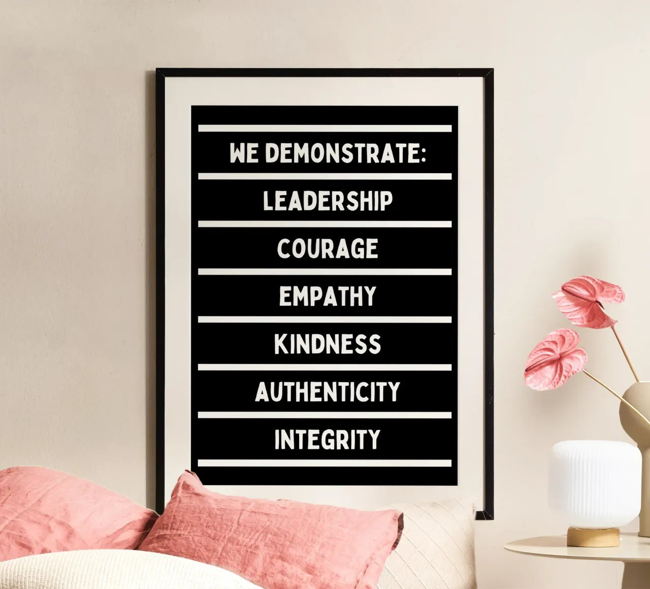 WE DEMONSTRATE poster by BAWA