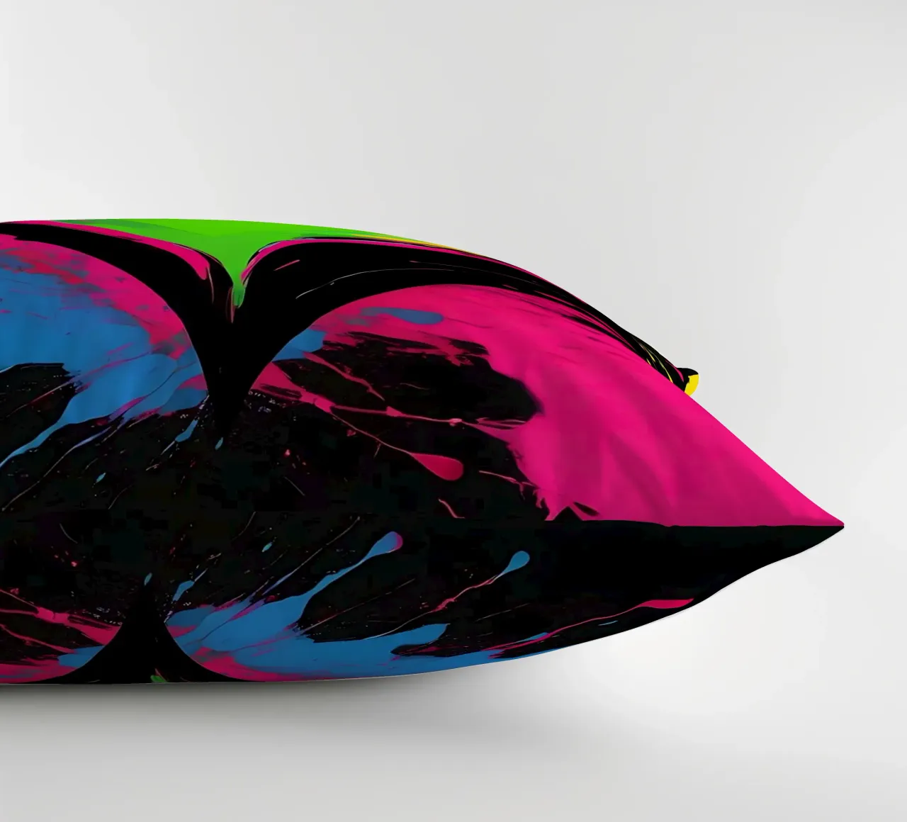 Sprazzi di colore con heart_colourful cuscino da Farbträume