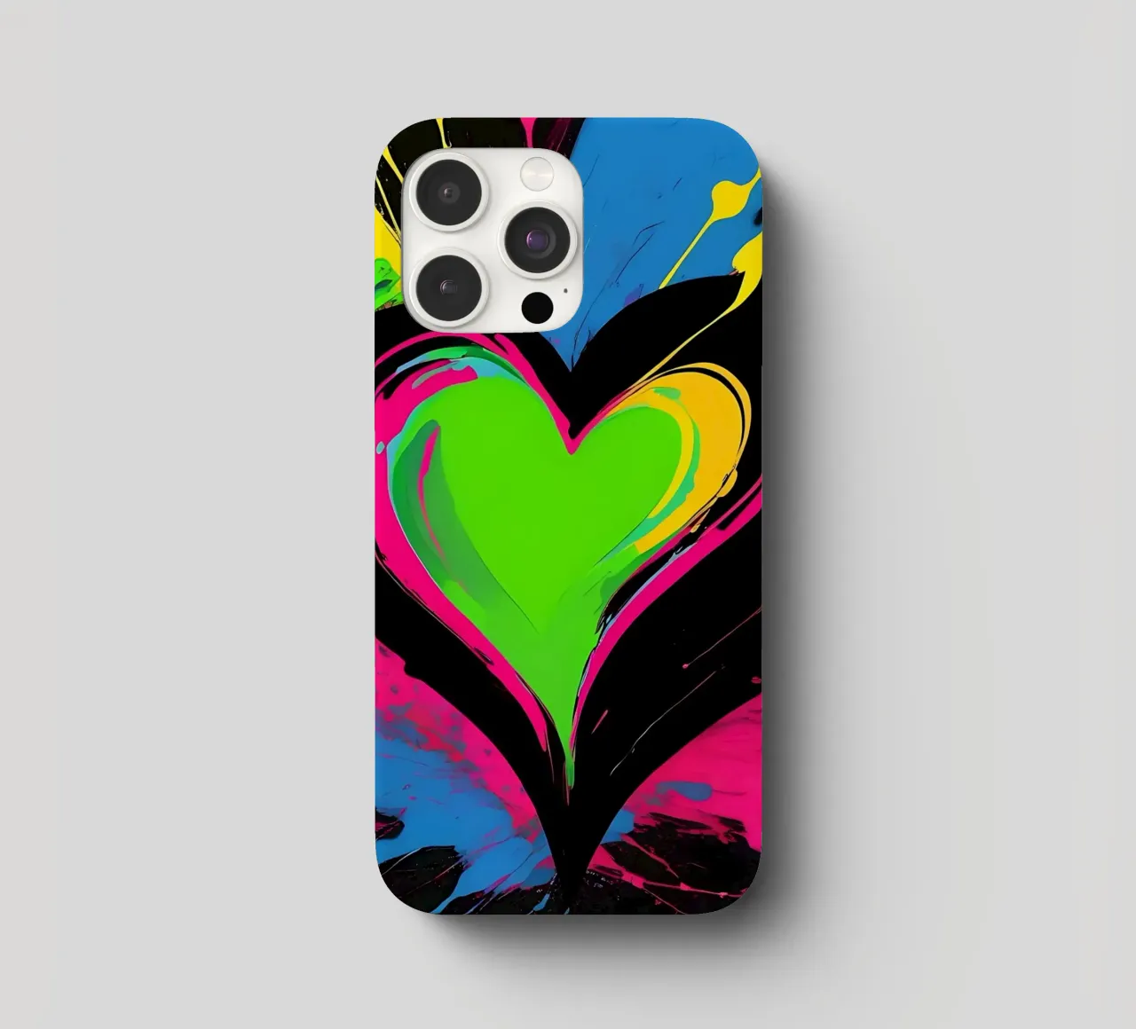 Sprazzi di colore con heart_colourful cover iphone da Farbträume