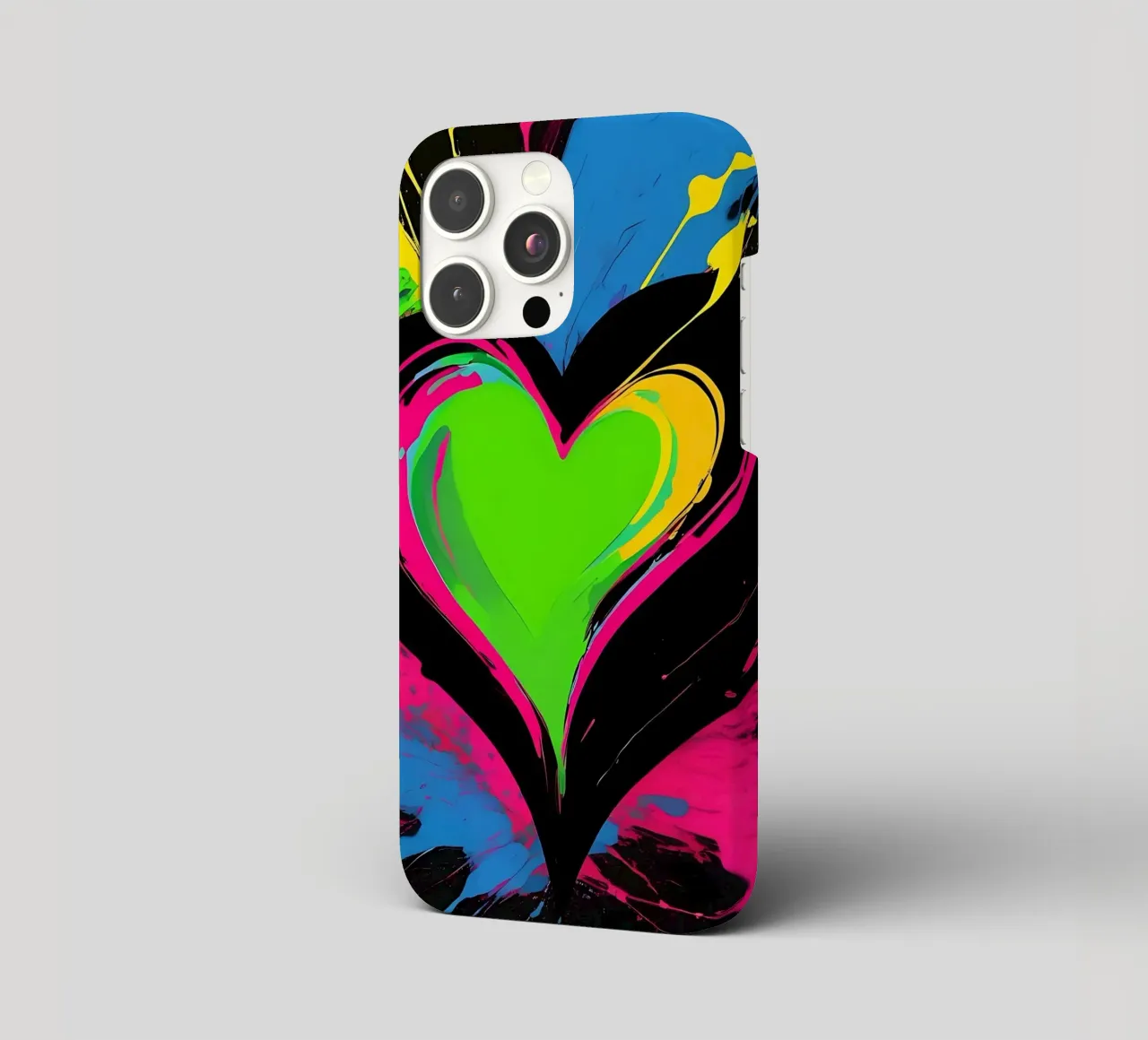 Sprazzi di colore con heart_colourful cover iphone da Farbträume