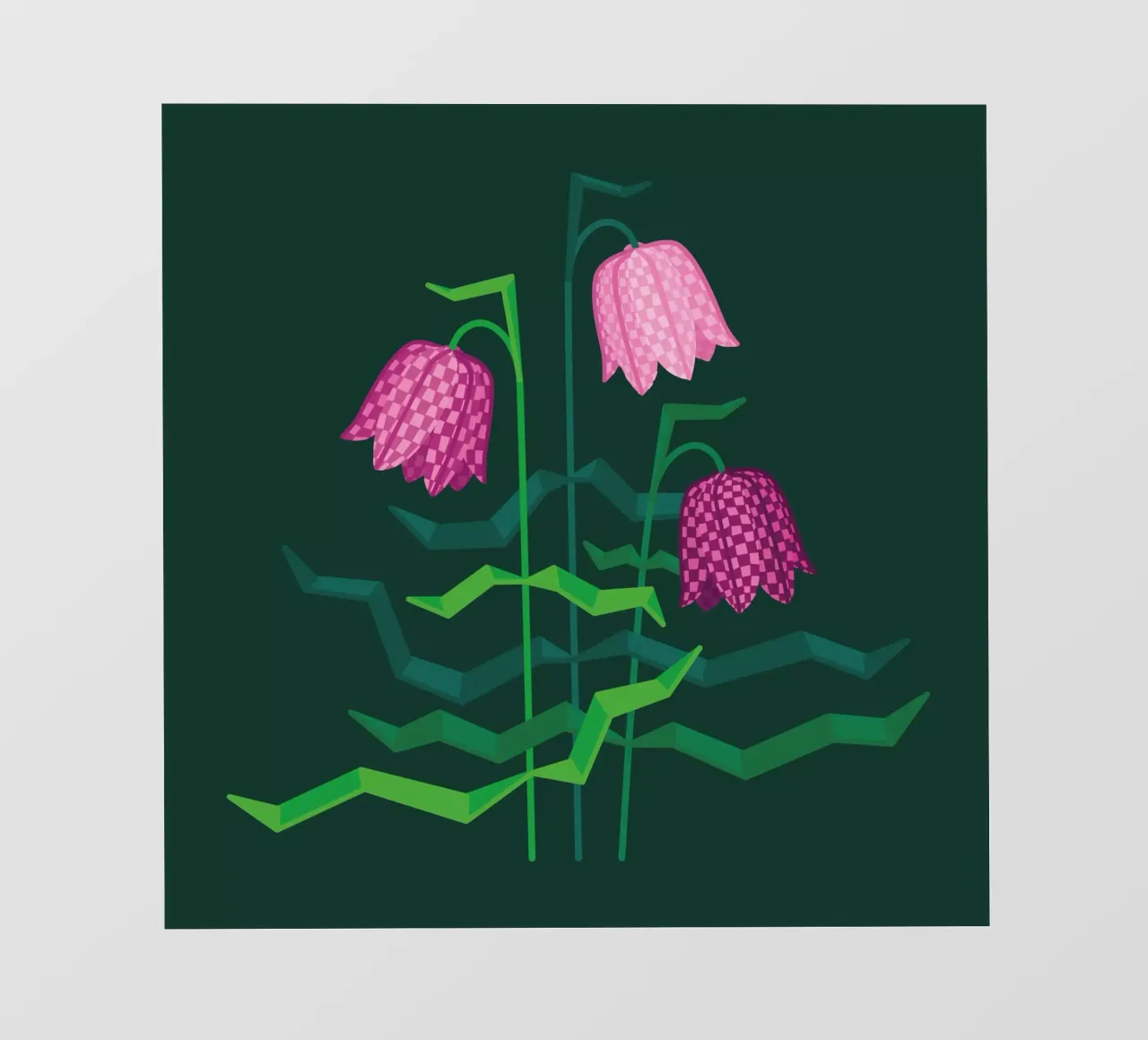Snake's Head Fritillary pellicola backlit da Lidia Blomgren