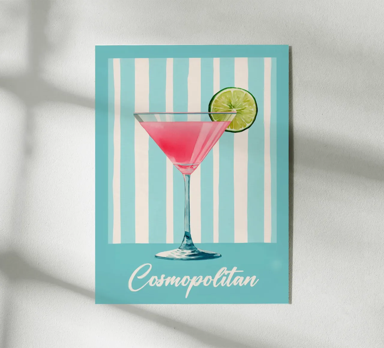 Cosmopolitan a righe plexiglass da Cocktail Party