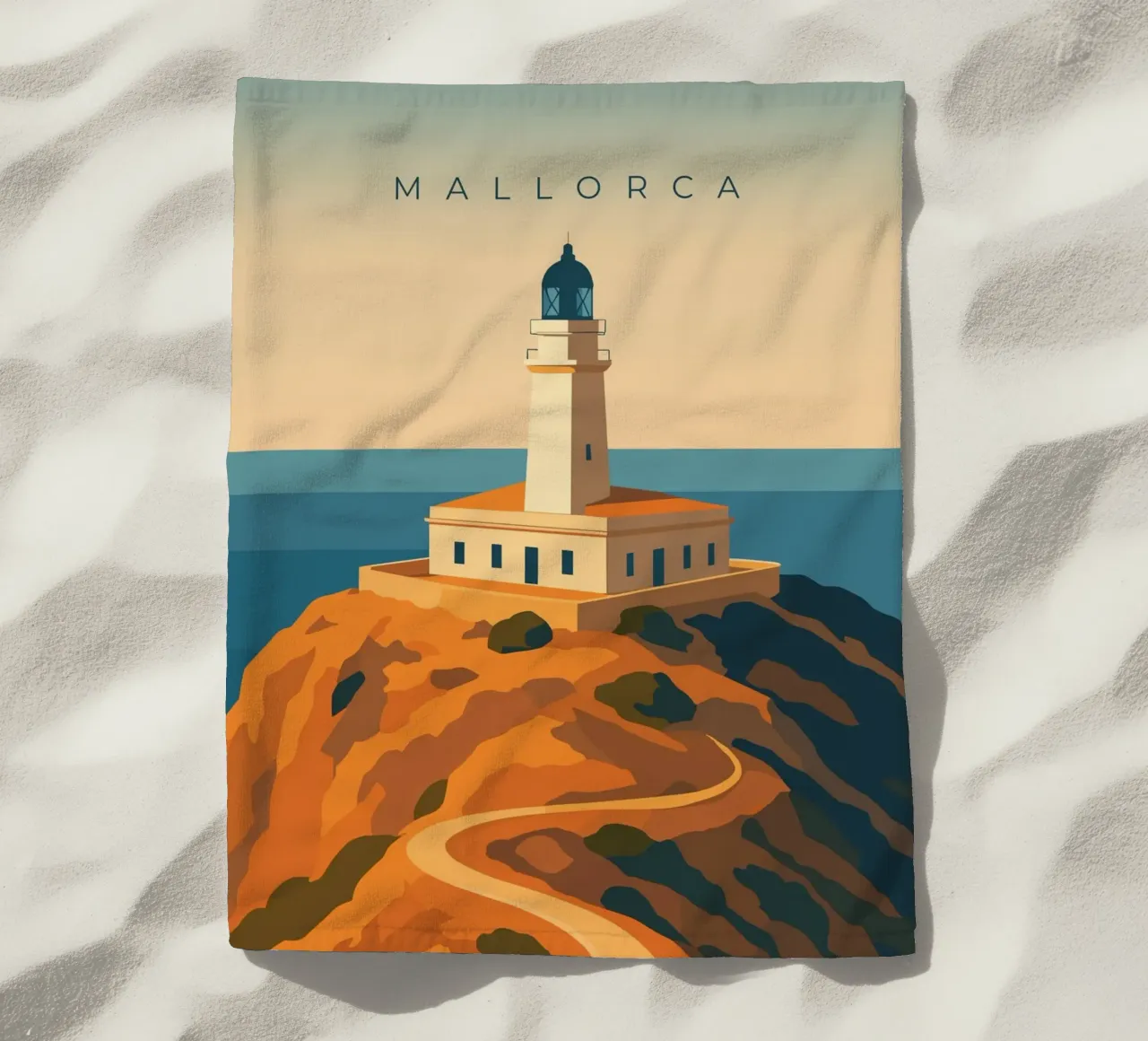 Mallorca telo mare da minimalist designs