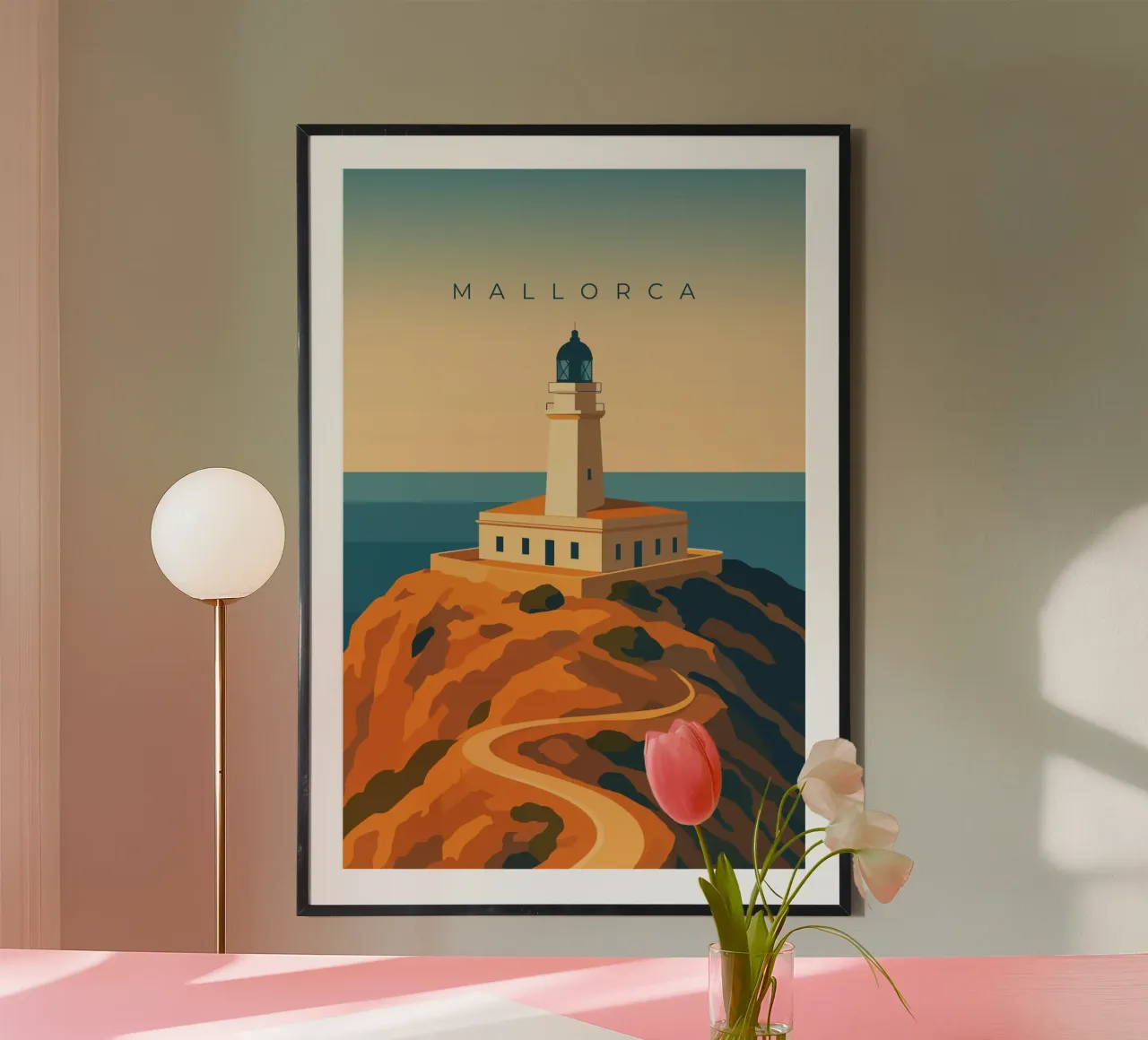 Mallorca poster da minimalist designs