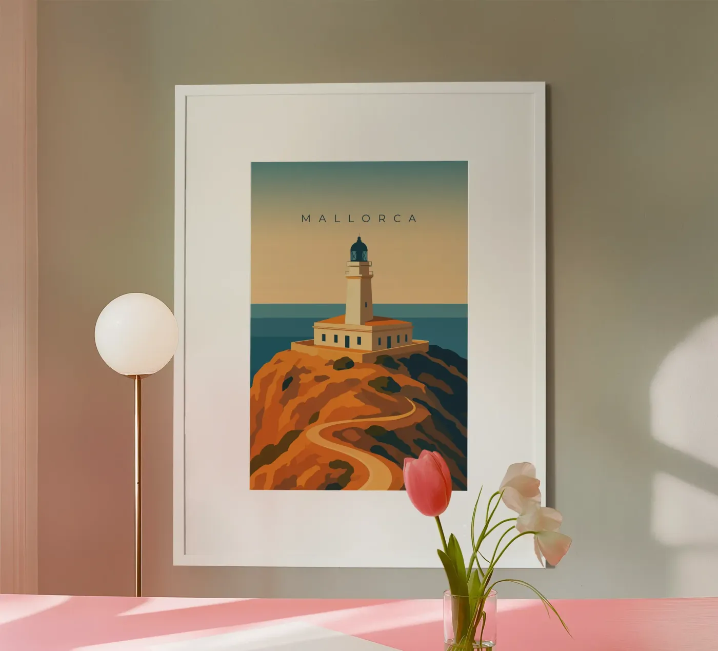 Mallorca poster da minimalist designs