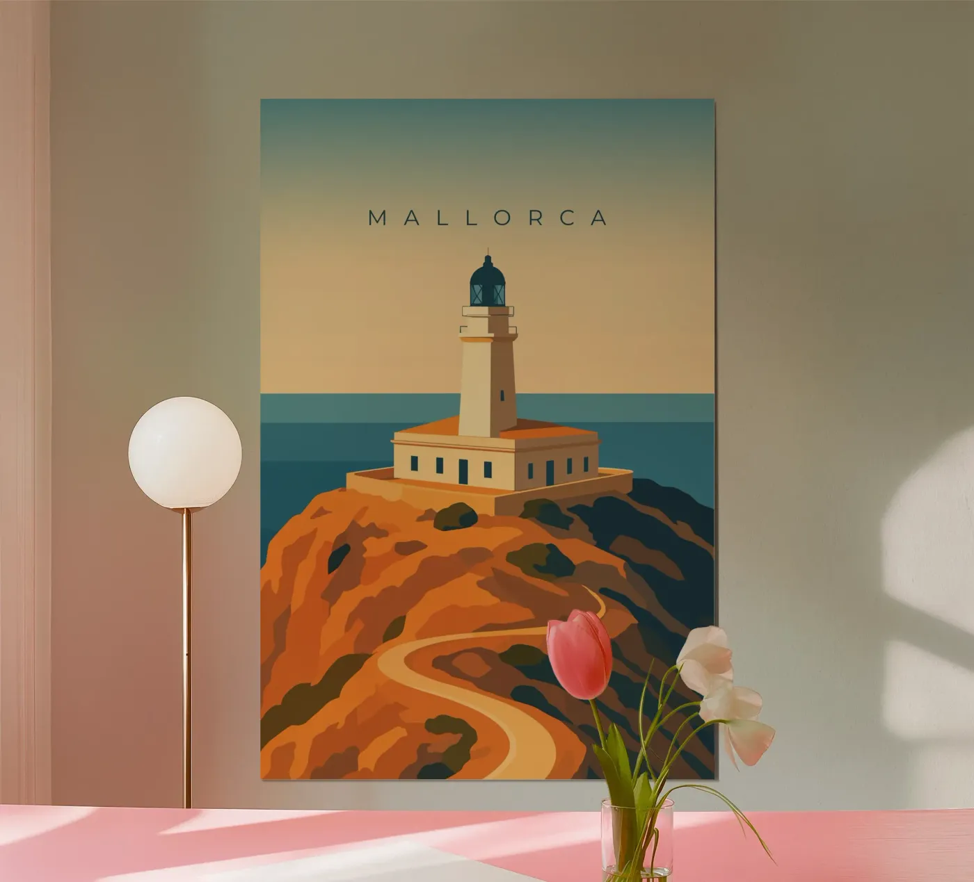 Mallorca poster da minimalist designs