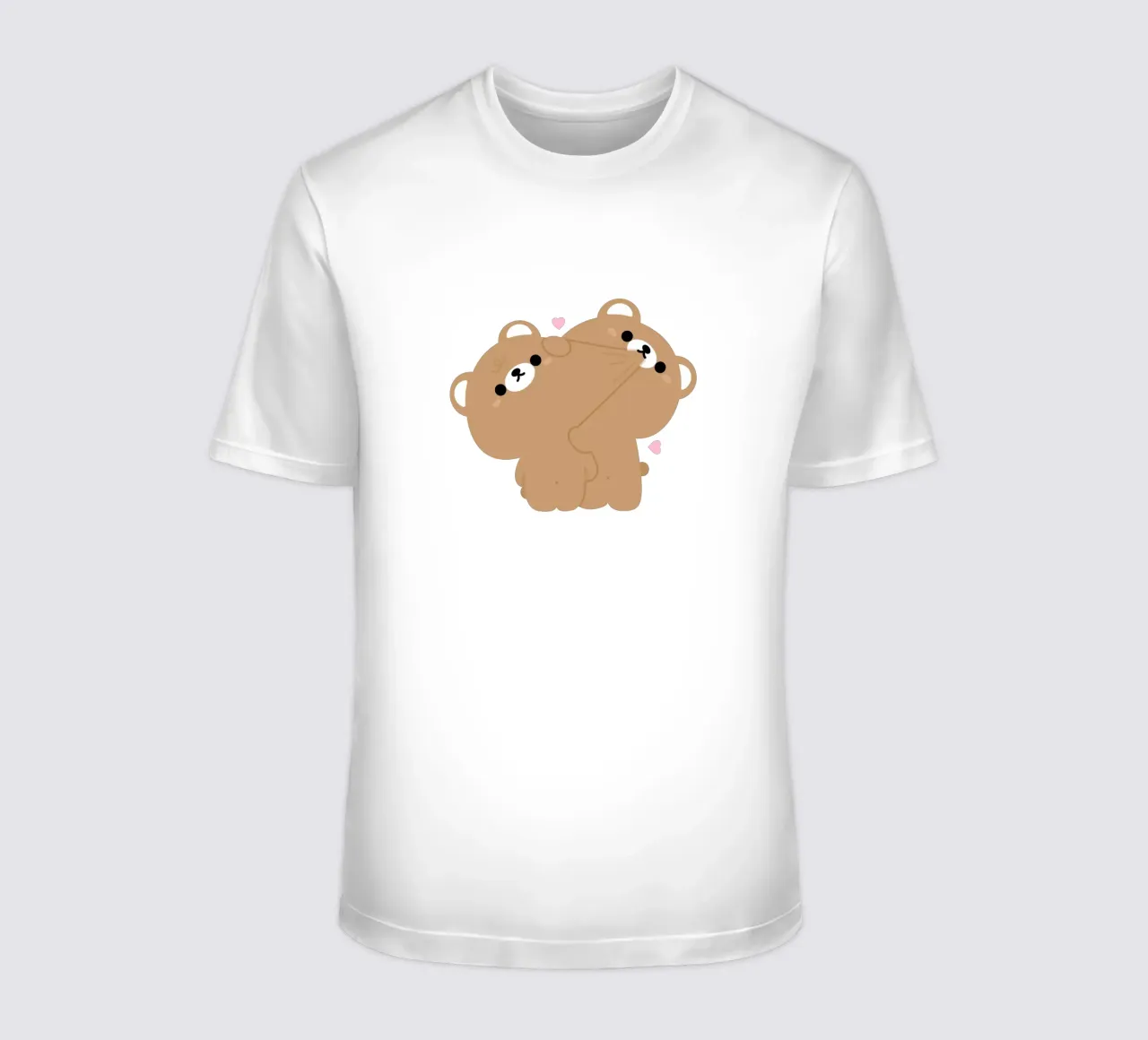 Coppia di orsi bruni t-shirt da theladyernestember