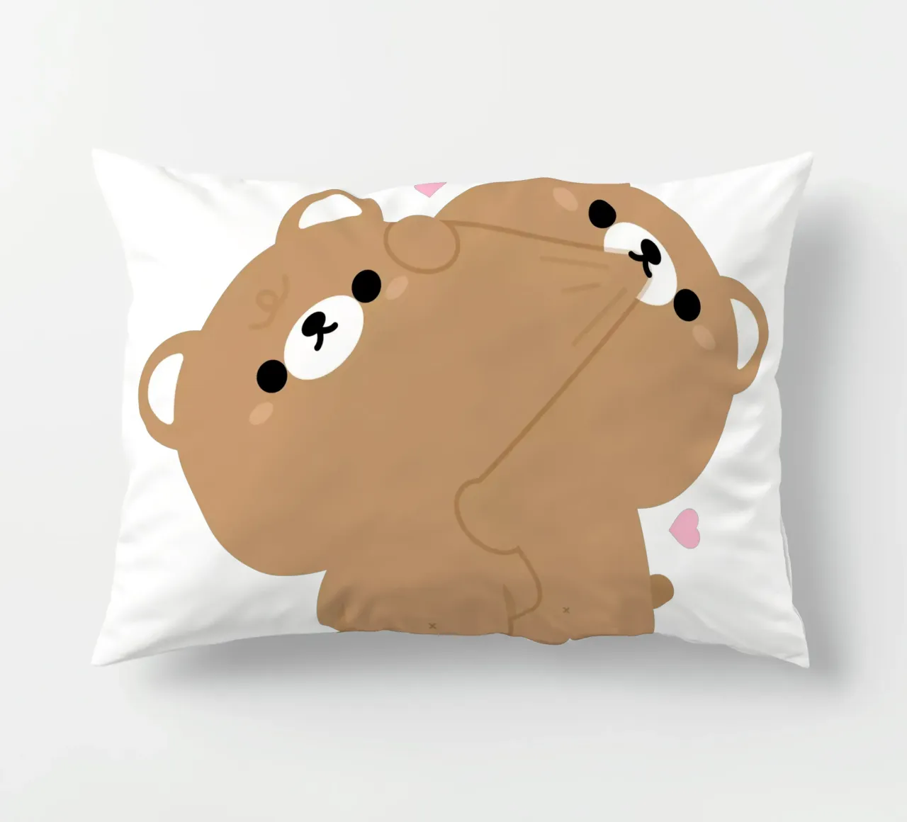 Coppia di orsi bruni cuscino da theladyernestember