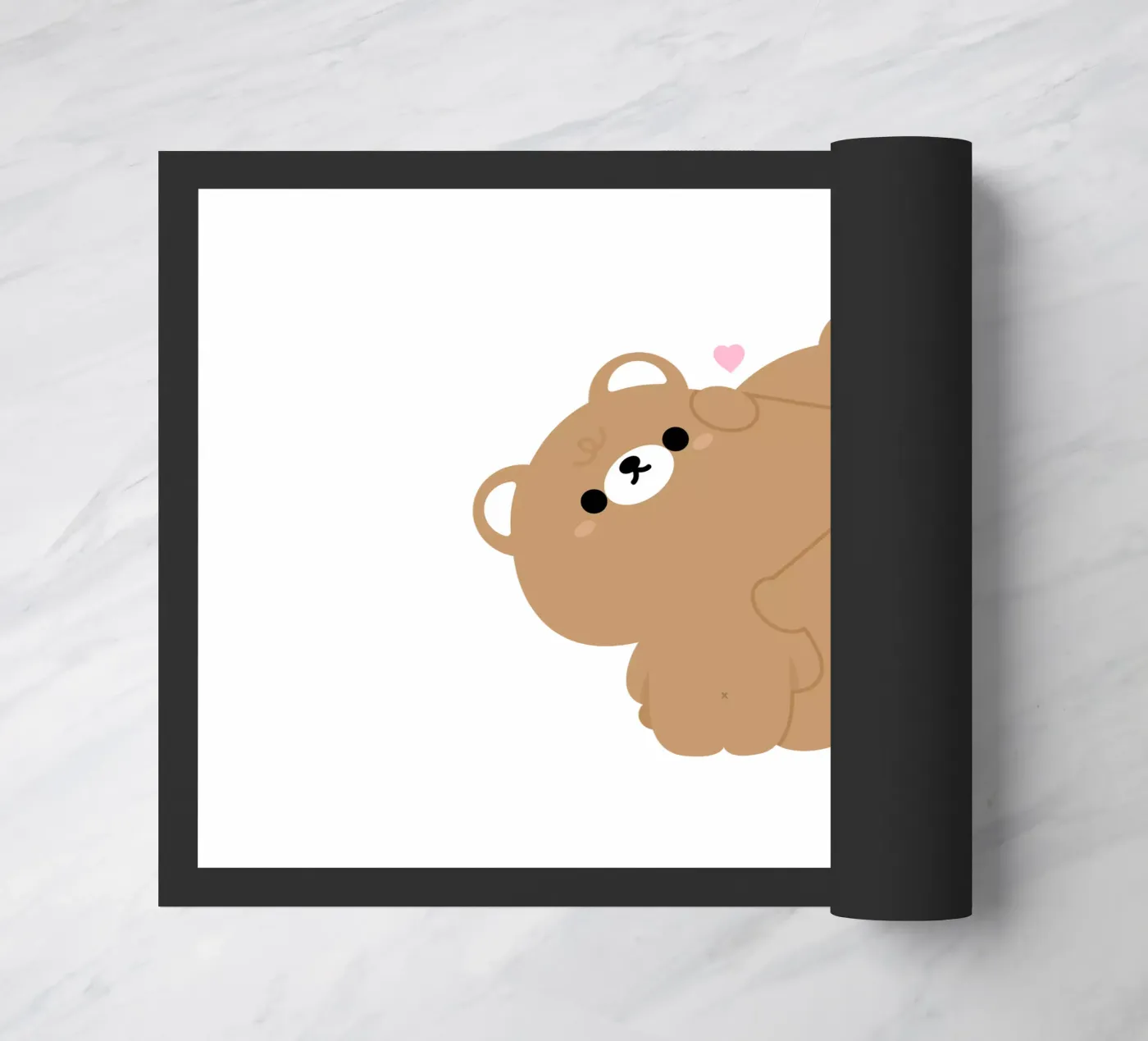 Brown Bear Couple doormat by theladyernestember