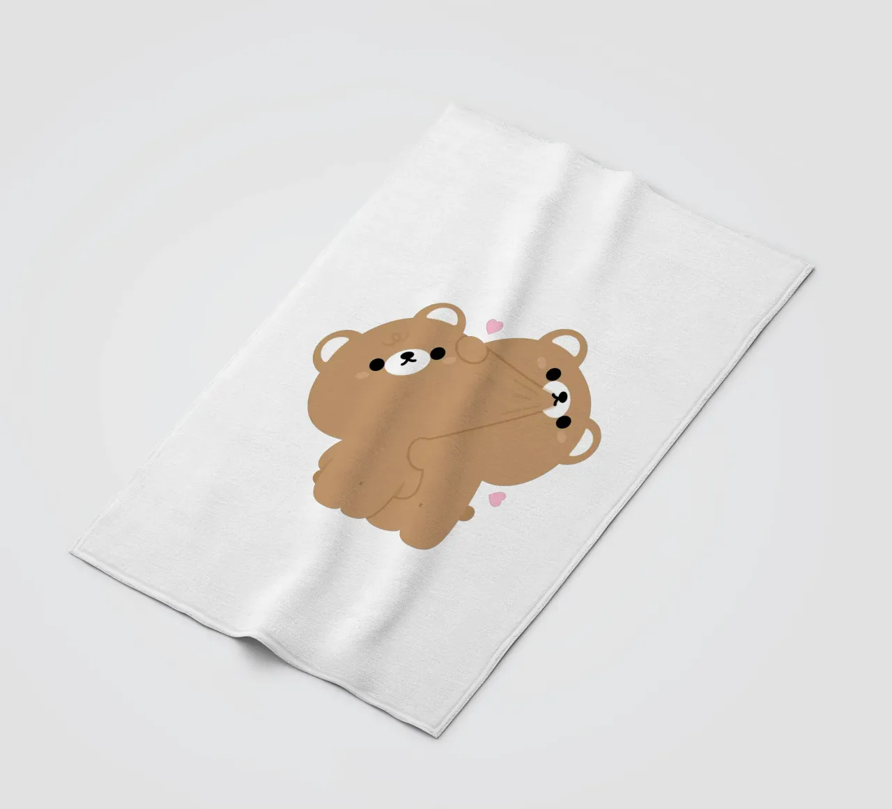 Coppia di orsi bruni coperta in pile da theladyernestember