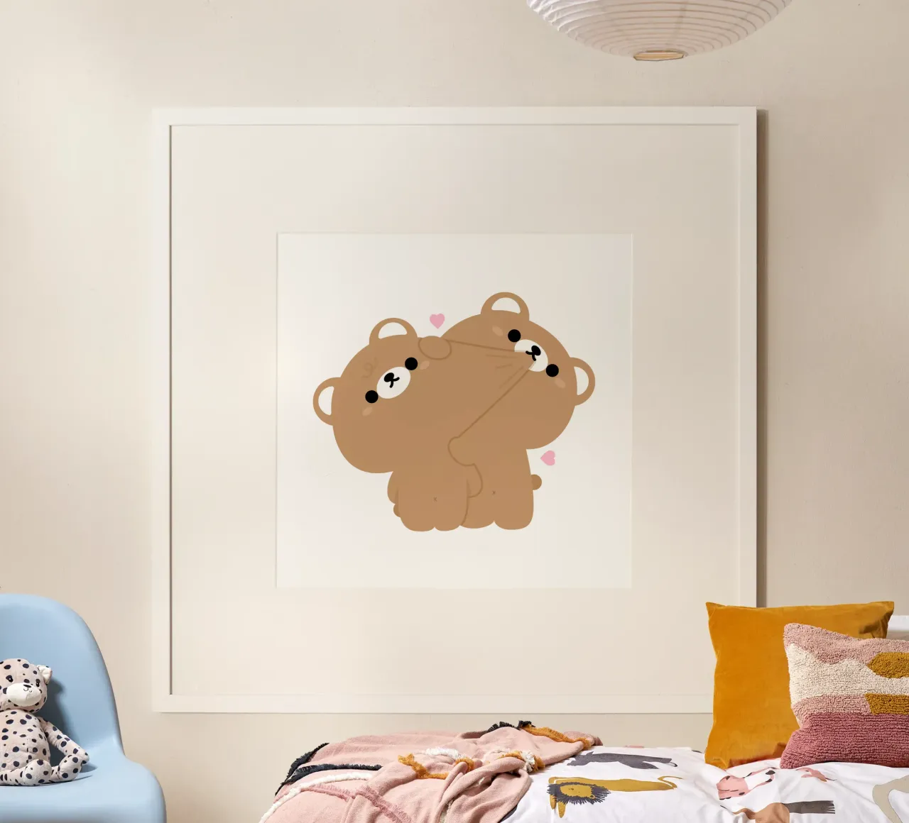 Couple d'ours bruns poster de theladyernestember